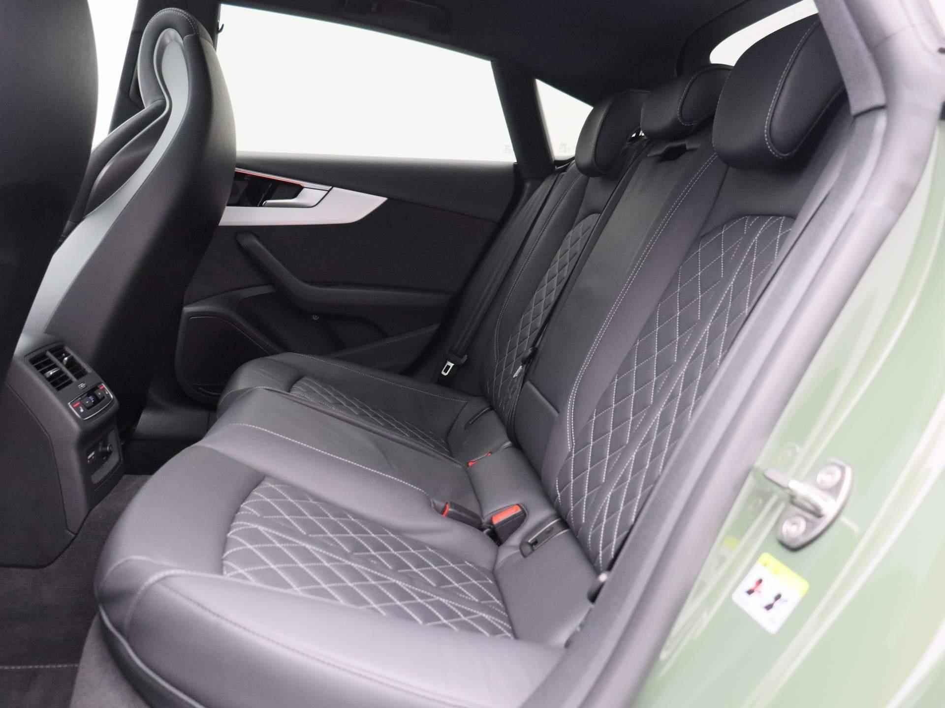 Audi A5 Sportback 40 TDI S edition quattro 204 PK | S-line exterieur | S-line interieur | Automaat | Navigatie | 360 Camera | Adaptive Cruise Control | Panoramadak | Head-up Display | Trekhaak | Stoelverwarming | Lichtmetalen velgen | Climate Control | Audi Sound System | Fabrieksgarantie | - 13/55