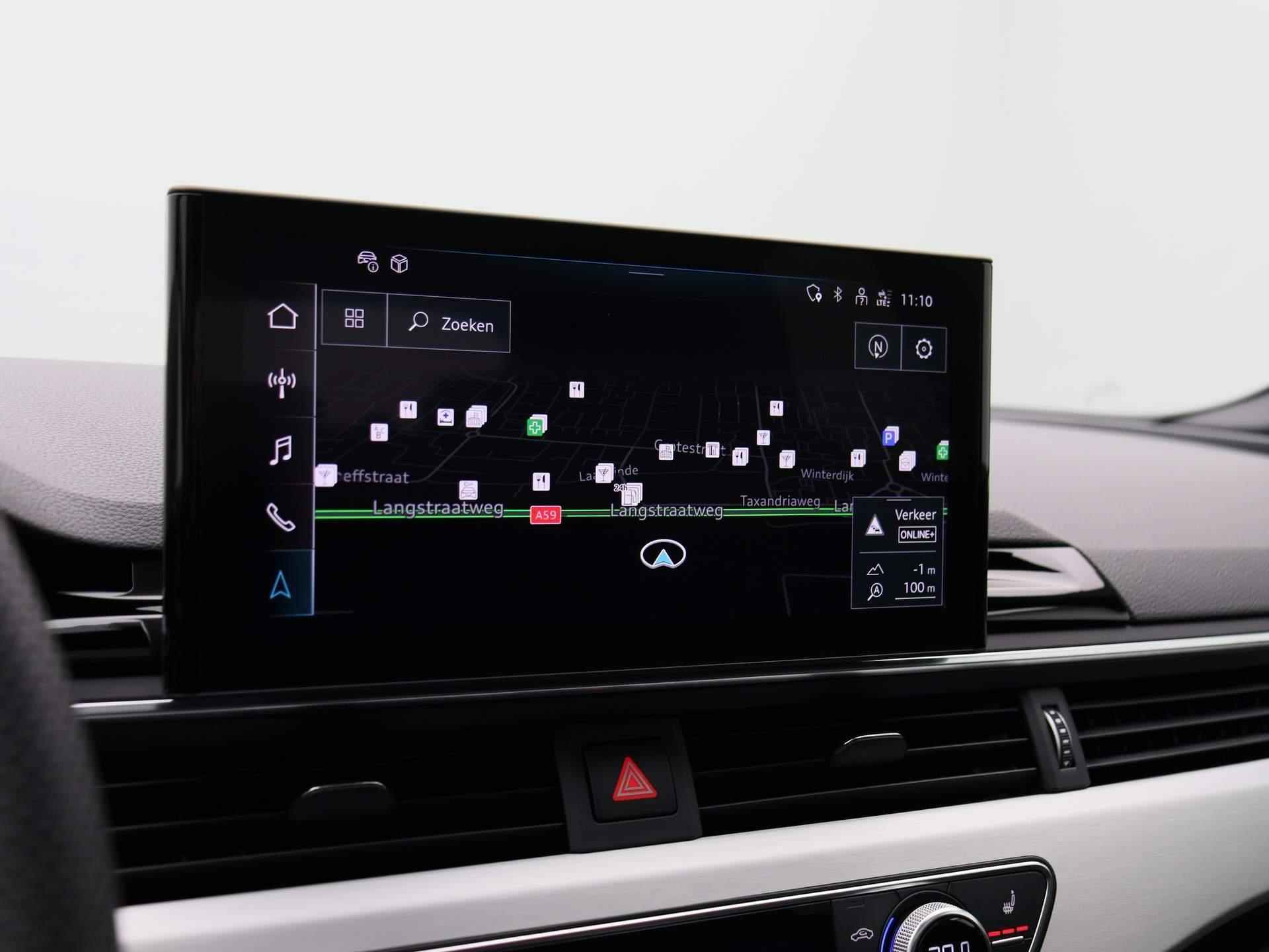Audi A5 Sportback 40 TDI S edition quattro 204 PK | S-line exterieur | S-line interieur | Automaat | Navigatie | 360 Camera | Adaptive Cruise Control | Panoramadak | Head-up Display | Trekhaak | Stoelverwarming | Lichtmetalen velgen | Climate Control | Audi Sound System | Fabrieksgarantie | - 20/55