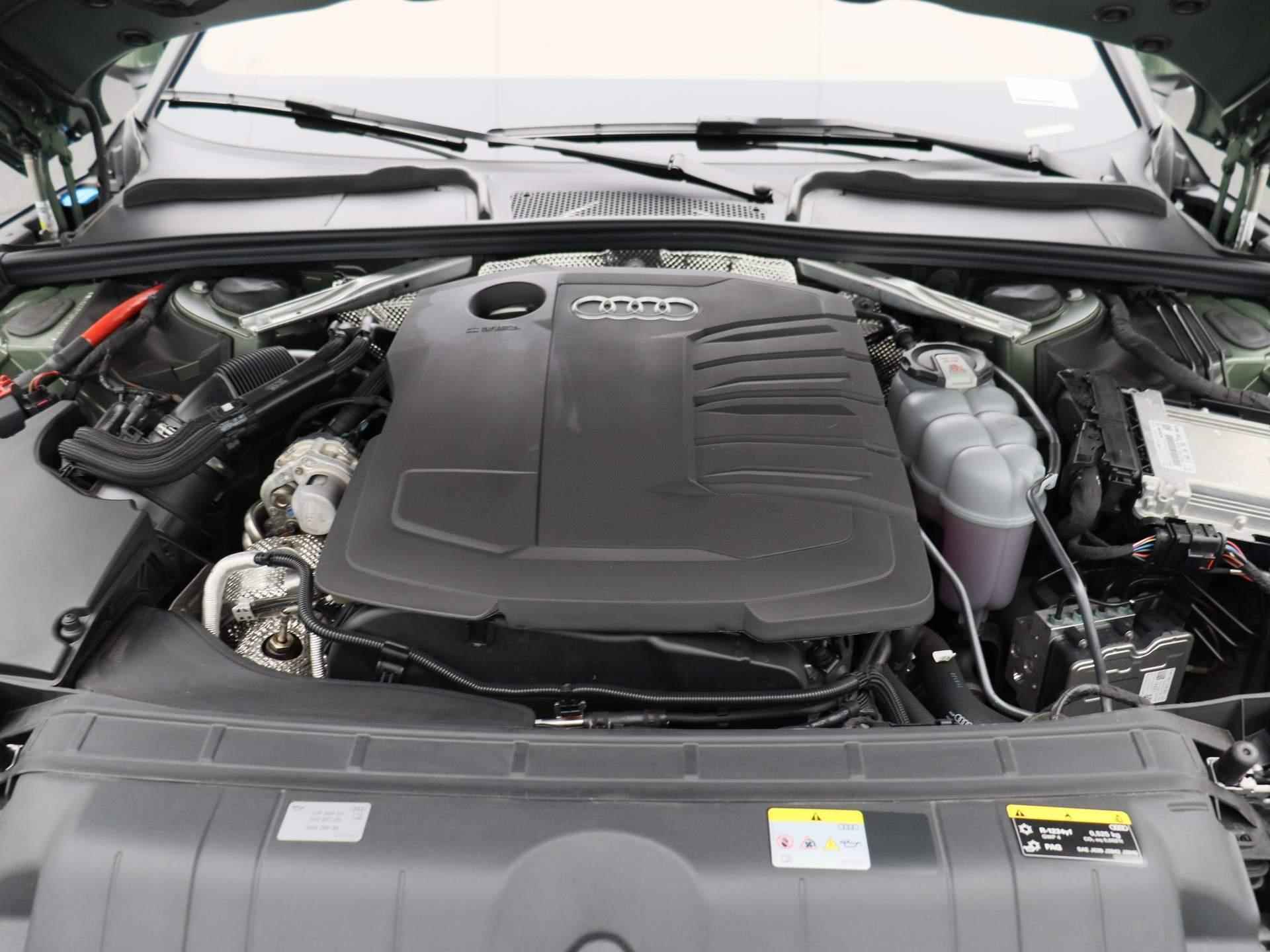 Audi A5 Sportback 40 TDI S edition quattro 204 PK | S-line exterieur | S-line interieur | Automaat | Navigatie | 360 Camera | Adaptive Cruise Control | Panoramadak | Head-up Display | Trekhaak | Stoelverwarming | Lichtmetalen velgen | Climate Control | Audi Sound System | Fabrieksgarantie | - 52/55