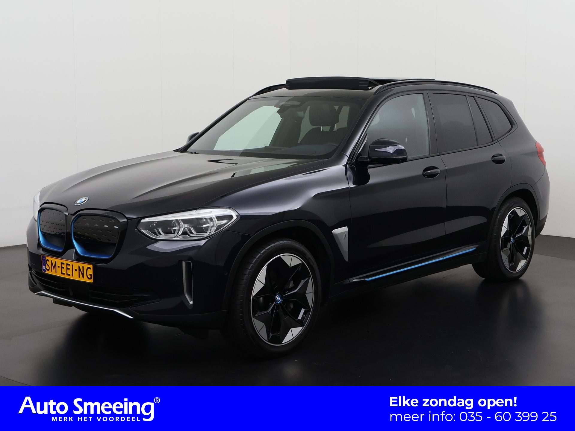 BMW iX3 High Executive 80 kWh Shadow | Trekhaak | Panoramadak | Harman/Kardon | Head-up | Zondag Open!