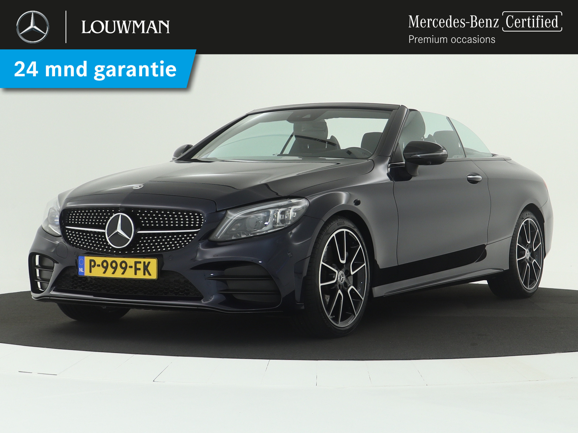 Mercedes-Benz C-Klasse Cabrio 300 AMG Line | Burmester | Memory voorstoelen | Airscarf | Stoelverwarming | Inclusief 24 maanden MB Certified garantie voor Europa.