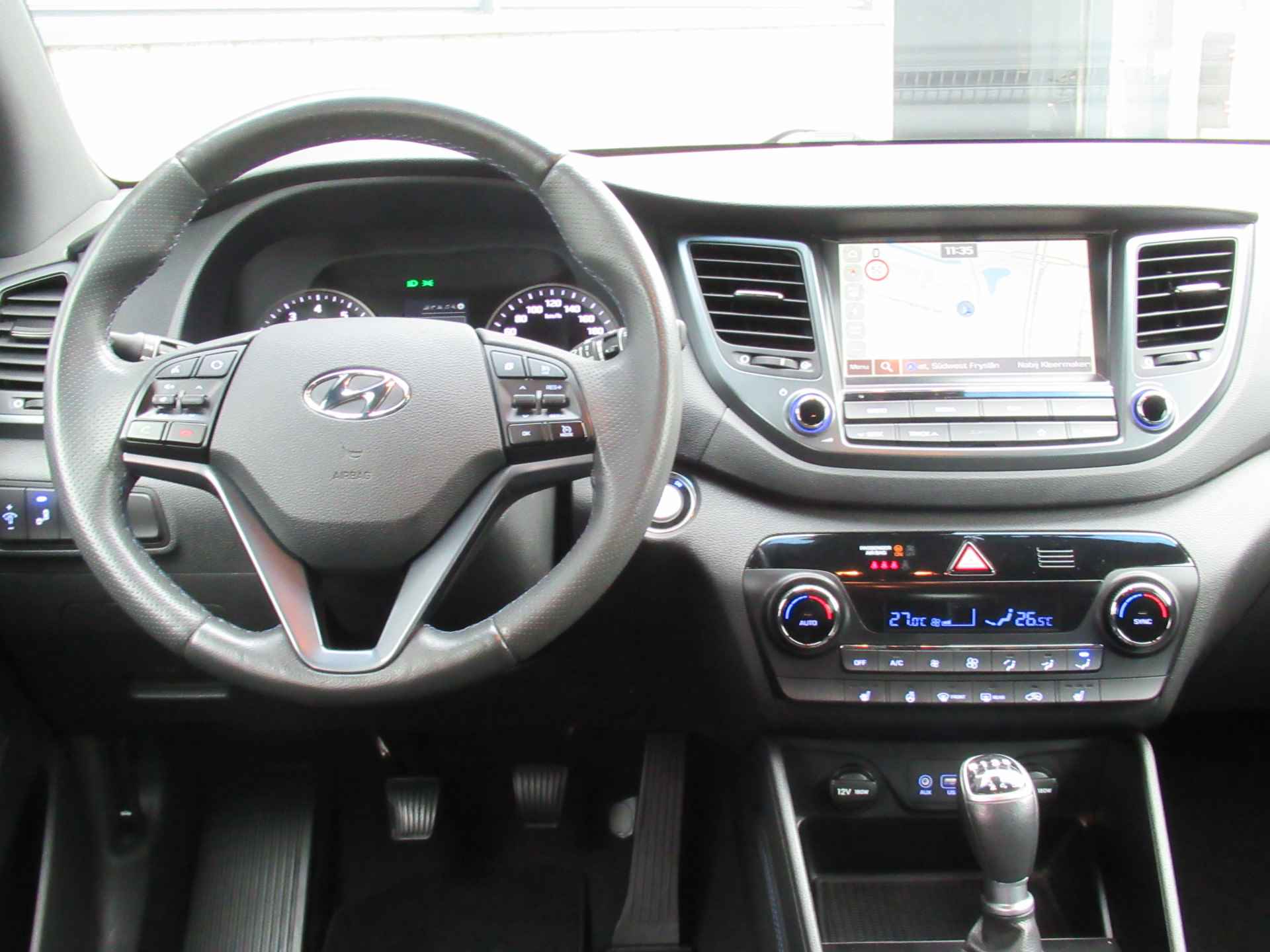 Hyundai Tucson 1.6 T-GDI 177 PK 4WD Passion 2e eigen | dealer onderh | LED kopl | 19" inch | Navi | 1900 KG tr.gewicht - 19/27