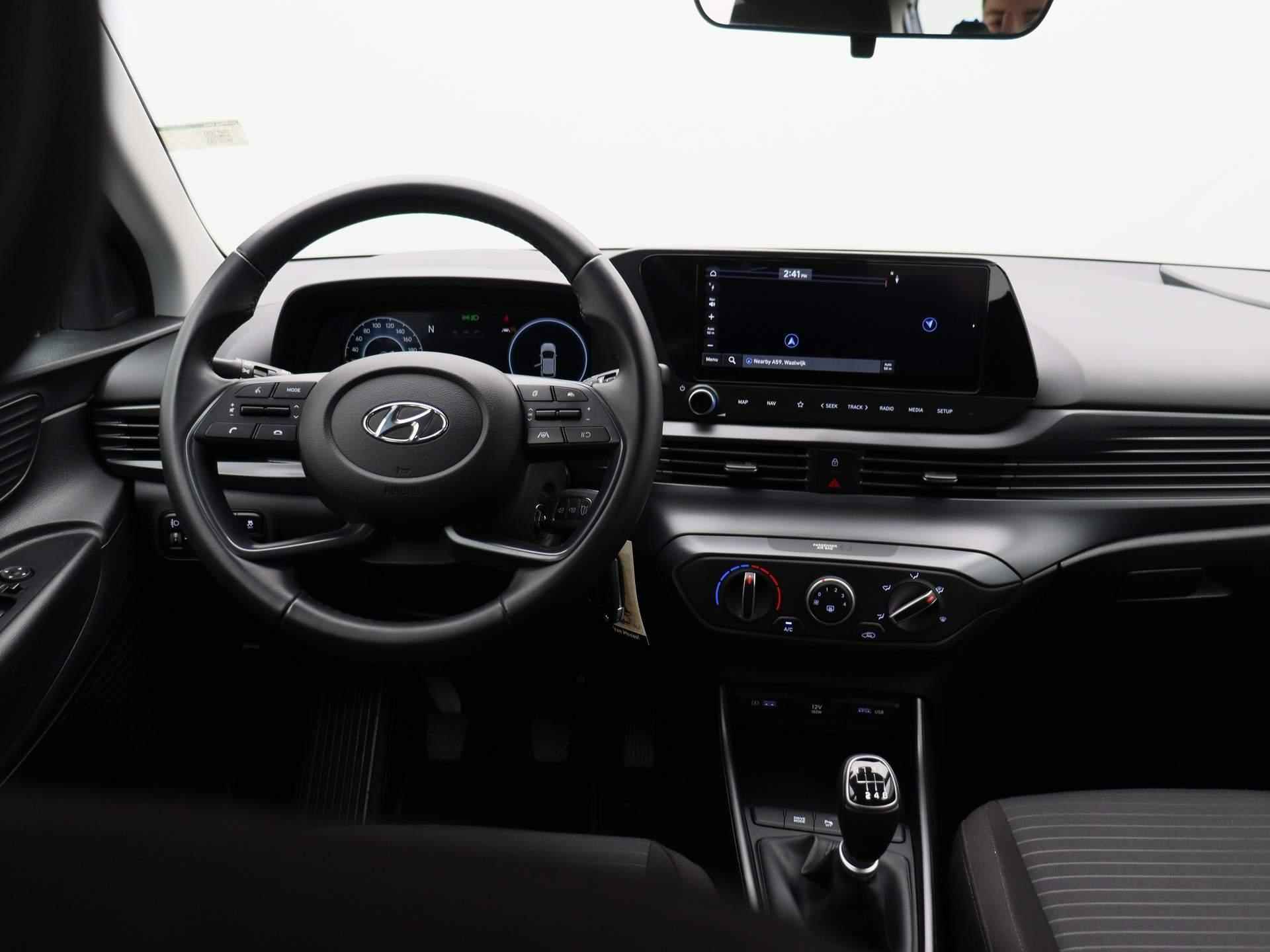 Hyundai i20 1.0 T-GDI Comfort | Airco | Navigatie | Lichtmetalen Velgen | Parkeersensoren | Apple Carplay/Android Auto | Keyless | Dodehoekdetectie | - 7/44