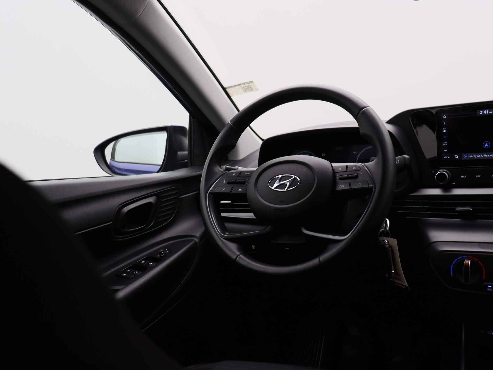 Hyundai i20 1.0 T-GDI Comfort | Airco | Navigatie | Lichtmetalen Velgen | Parkeersensoren | Apple Carplay/Android Auto | Keyless | Dodehoekdetectie | - 10/44