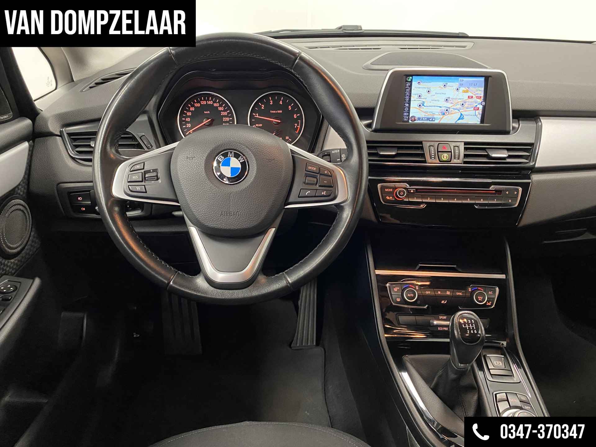 BMW 2 Serie 218 Active Tourer Sport 136PK / NAVI / PDC / LED / AIRCO / BOVAG / - 13/45