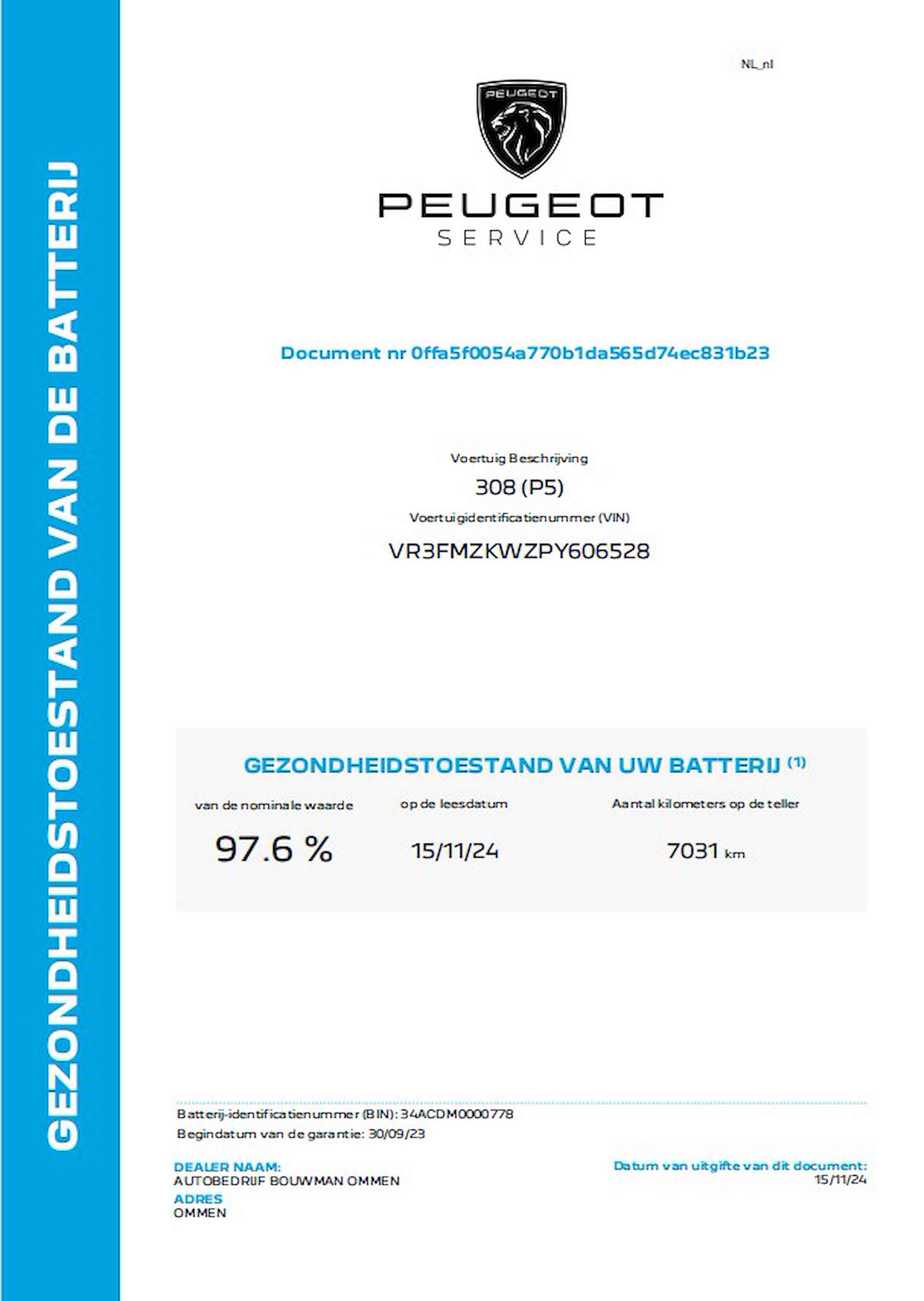 PEUGEOT 308 EV GT First Edition 54kWh 156pk, Rijklaarprijs, Navigatie Adaptieve cruise control Stoel- en stuurverwarming - 67/81