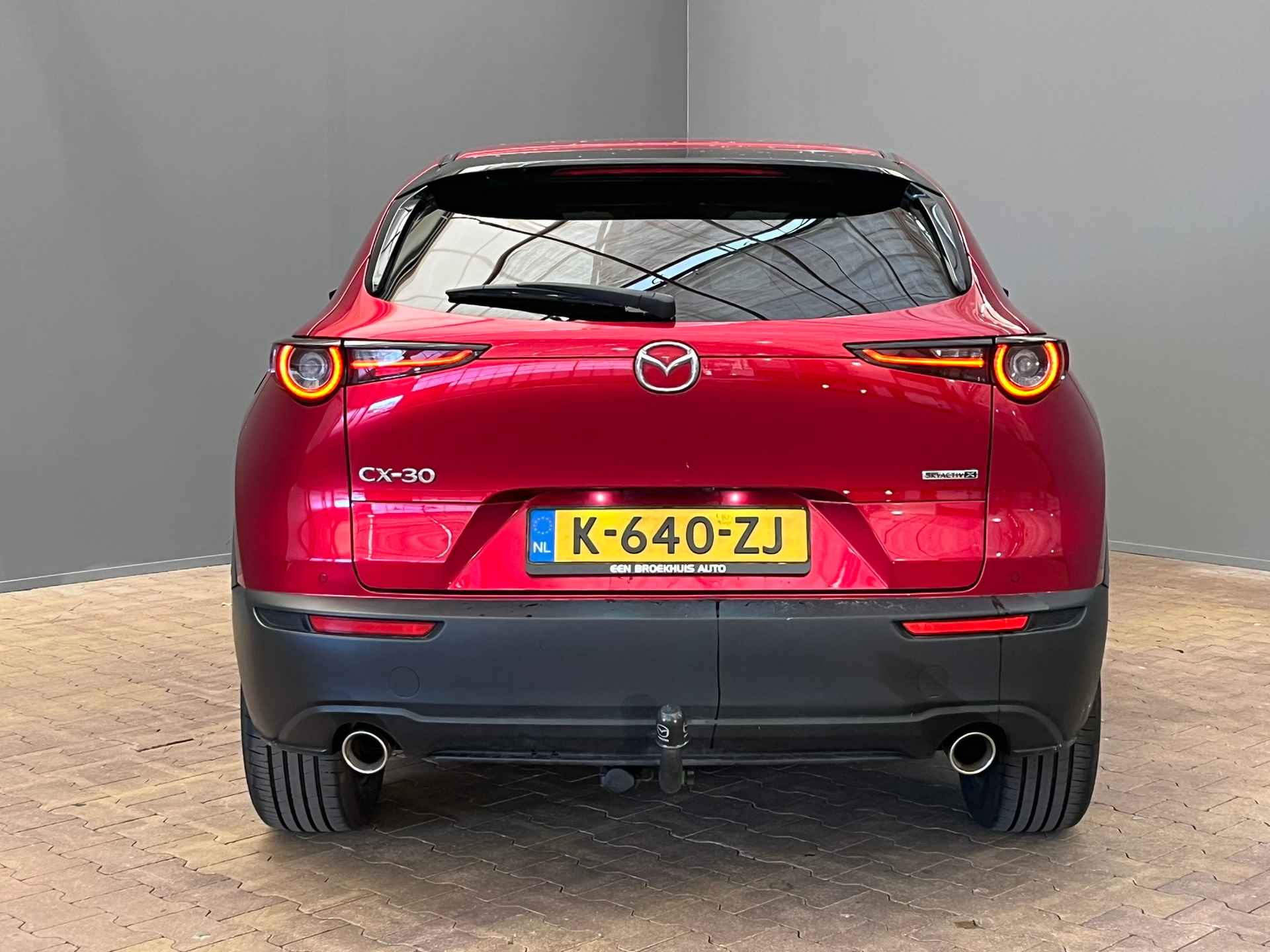 Mazda CX-30 2.0 e-SkyActiv-X M Hybrid Luxury Camera | BOSE | Stuur & Stoelverwarming | Adaptieve Cruise | Trekhaak | Navigatie | Bluetooth - 34/47