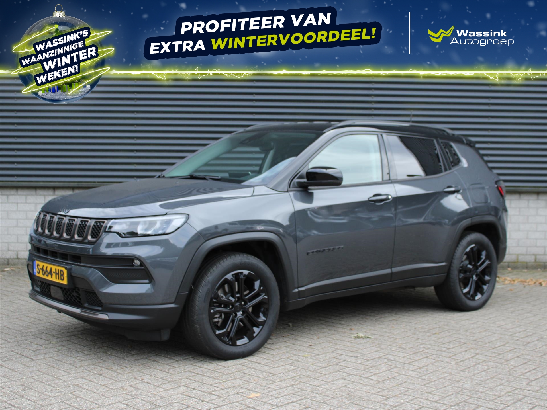 Jeep Compass 1.3T 4XE 240pk EAWD Upland | Automaat | Navigatie | Adaptive Cruise Control | Camera | Winter Pack |