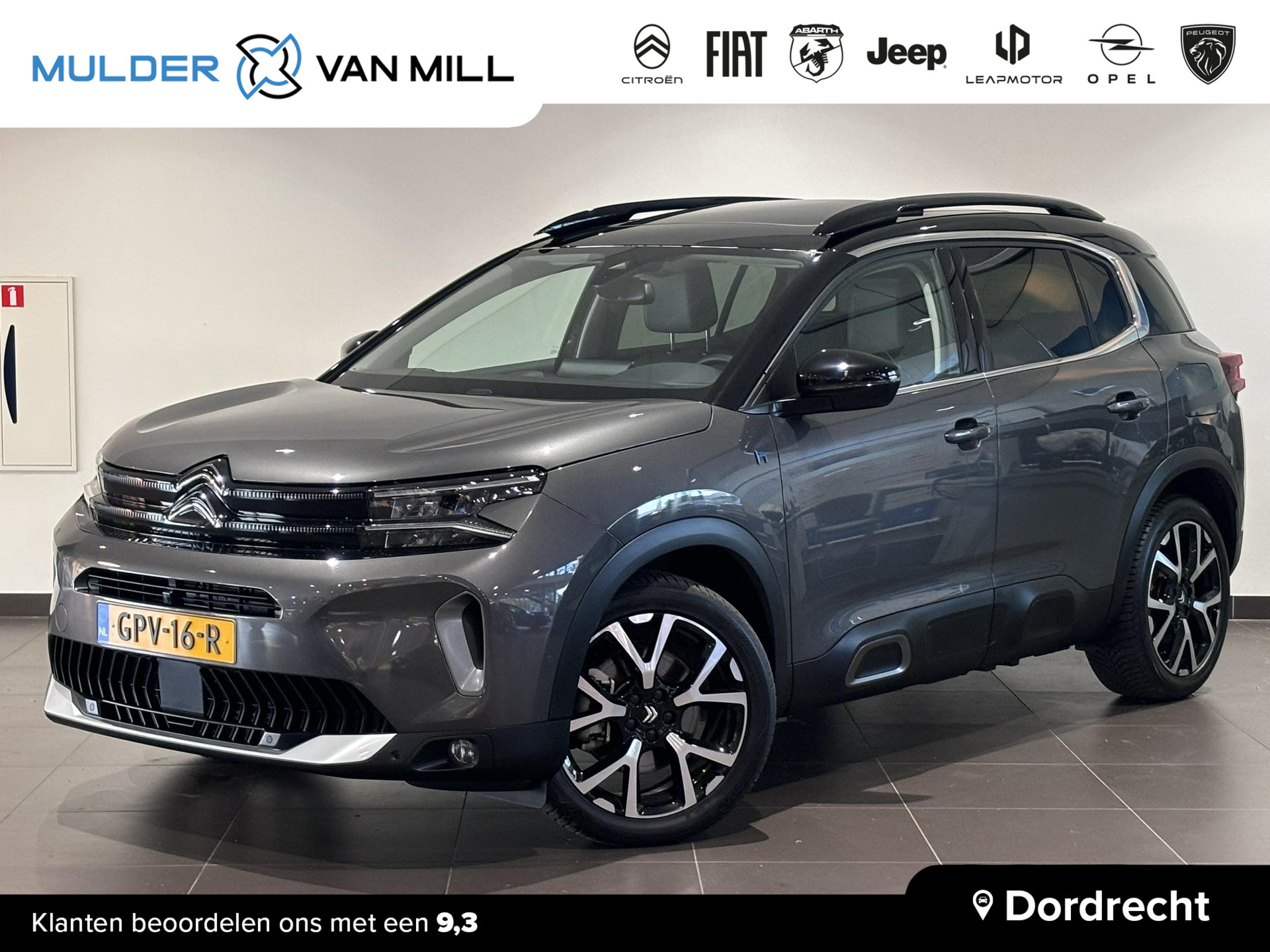 Citroën C5 Aircross SUV Shine Pack 1.6 PHEV Hybrid 225pk ë-EAT8 AUTOMAAT | TWO-TONE! | SCHUIF/KANTELDAK | 360° CAMERA | NAVI | LEDER | STOELVERW. | ADAPTIVE CRUISE | KEYLESS ENTRY | DAB+