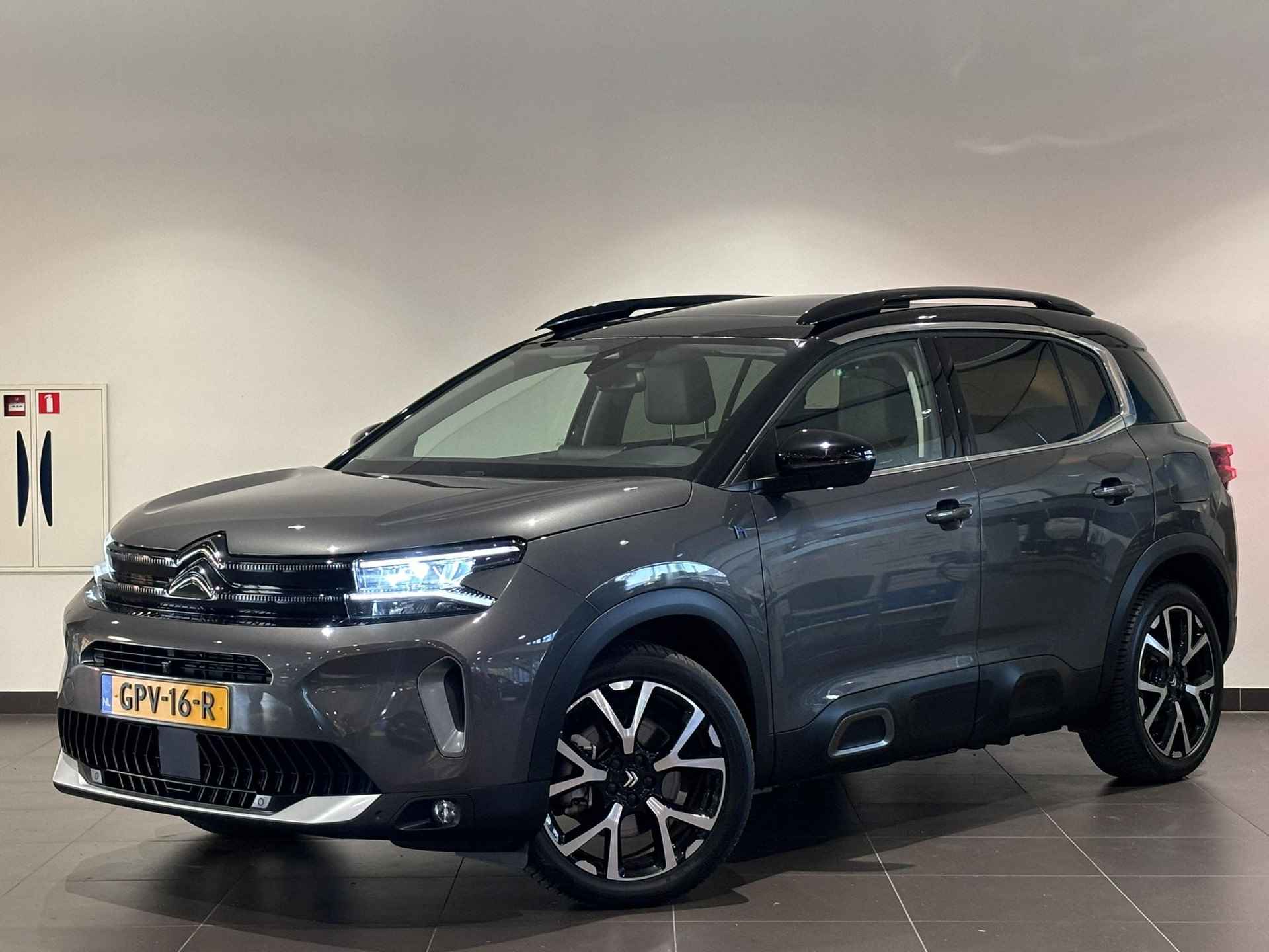 Citroën C5 Aircross SUV Shine Pack 1.6 PHEV Hybrid 225pk ë-EAT8 AUTOMAAT | TWO-TONE! | SCHUIF/KANTELDAK | 360° CAMERA | NAVI | LEDER | STOELVERW. | ADAPTIVE CRUISE | KEYLESS ENTRY | DAB+ - 3/78