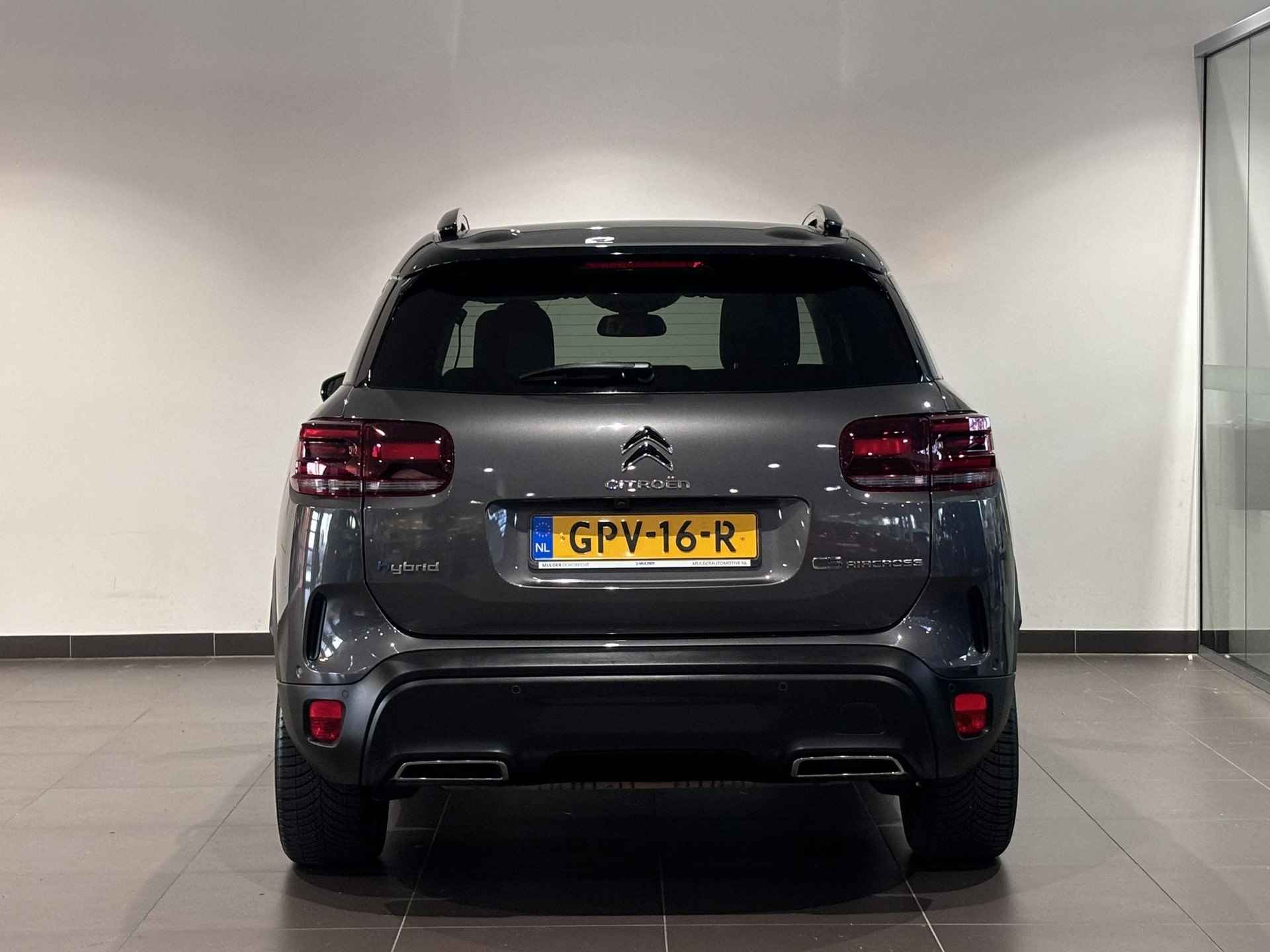 Citroën C5 Aircross SUV Shine Pack 1.6 PHEV Hybrid 225pk ë-EAT8 AUTOMAAT | TWO-TONE! | SCHUIF/KANTELDAK | 360° CAMERA | NAVI | LEDER | STOELVERW. | ADAPTIVE CRUISE | KEYLESS ENTRY | DAB+ - 7/78