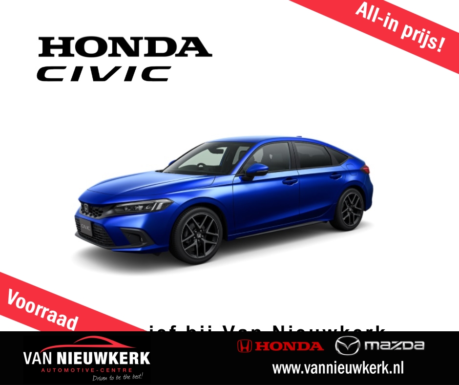 Honda Civic 2.0 e:HEV Advance Bose Audio Panorama Nieuw Beschikbaar in 2024! bij viaBOVAG.nl