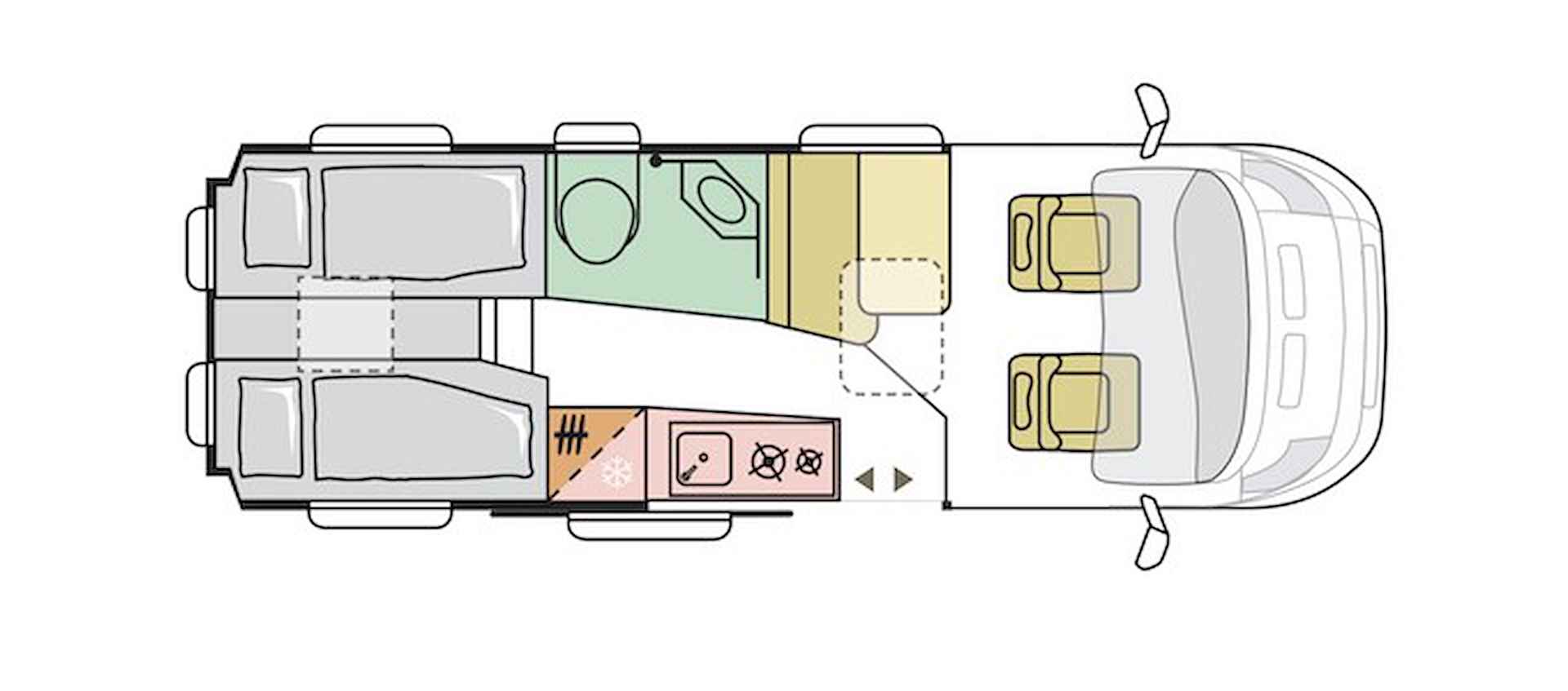 Adria Twin Supreme 640 SLB 160 pk AUTOMAAT 9-Traps Euro6 Fiat Ducato Maxi **Enkele lengtebedden/4 zitplaatsen/Luifel/Trekhaak/Slechts - 5/40