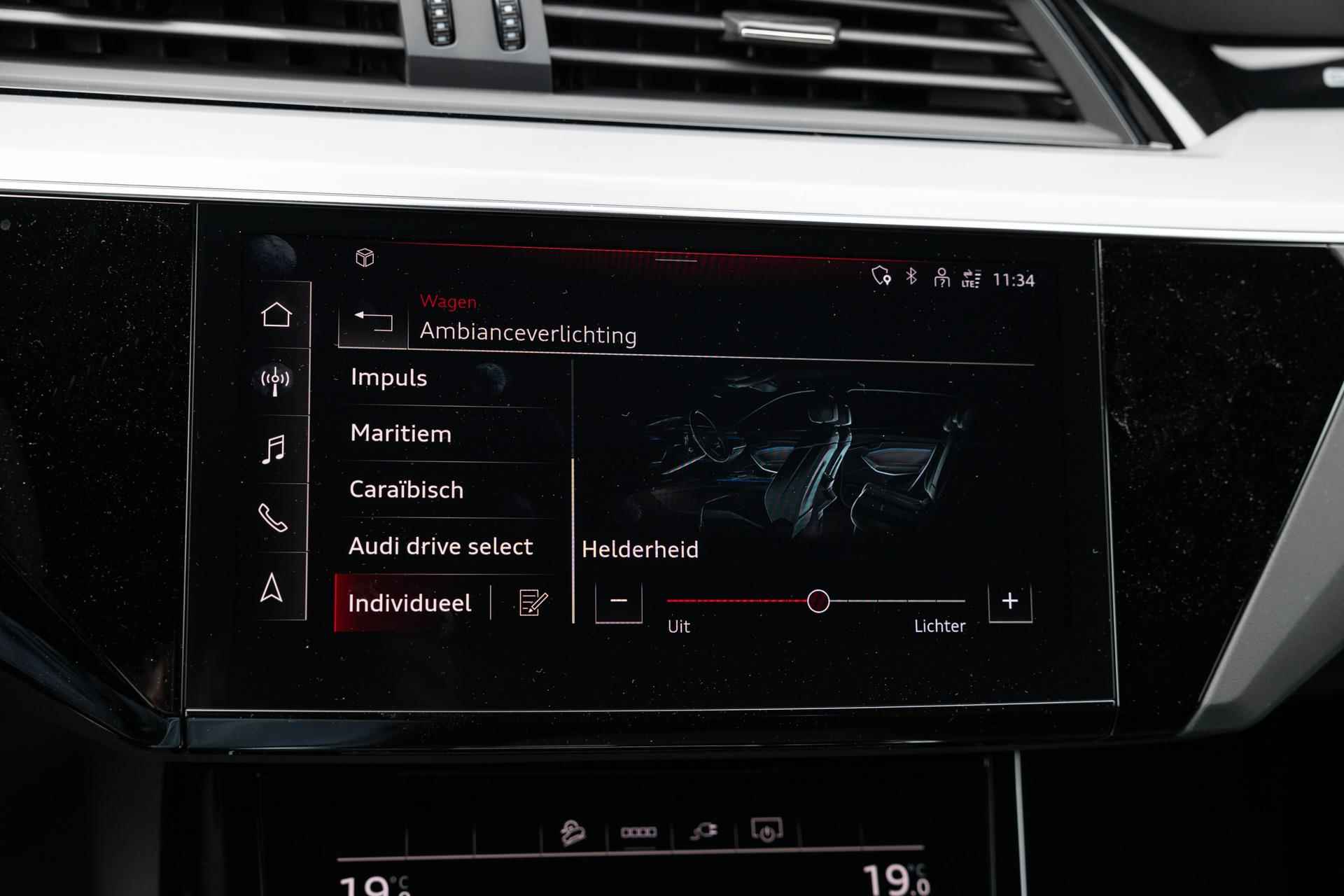 Audi Q8 e-tron 50 quattro 340pk S Edition 95 kWh | Panoramadak | B&O Sound - 42/55