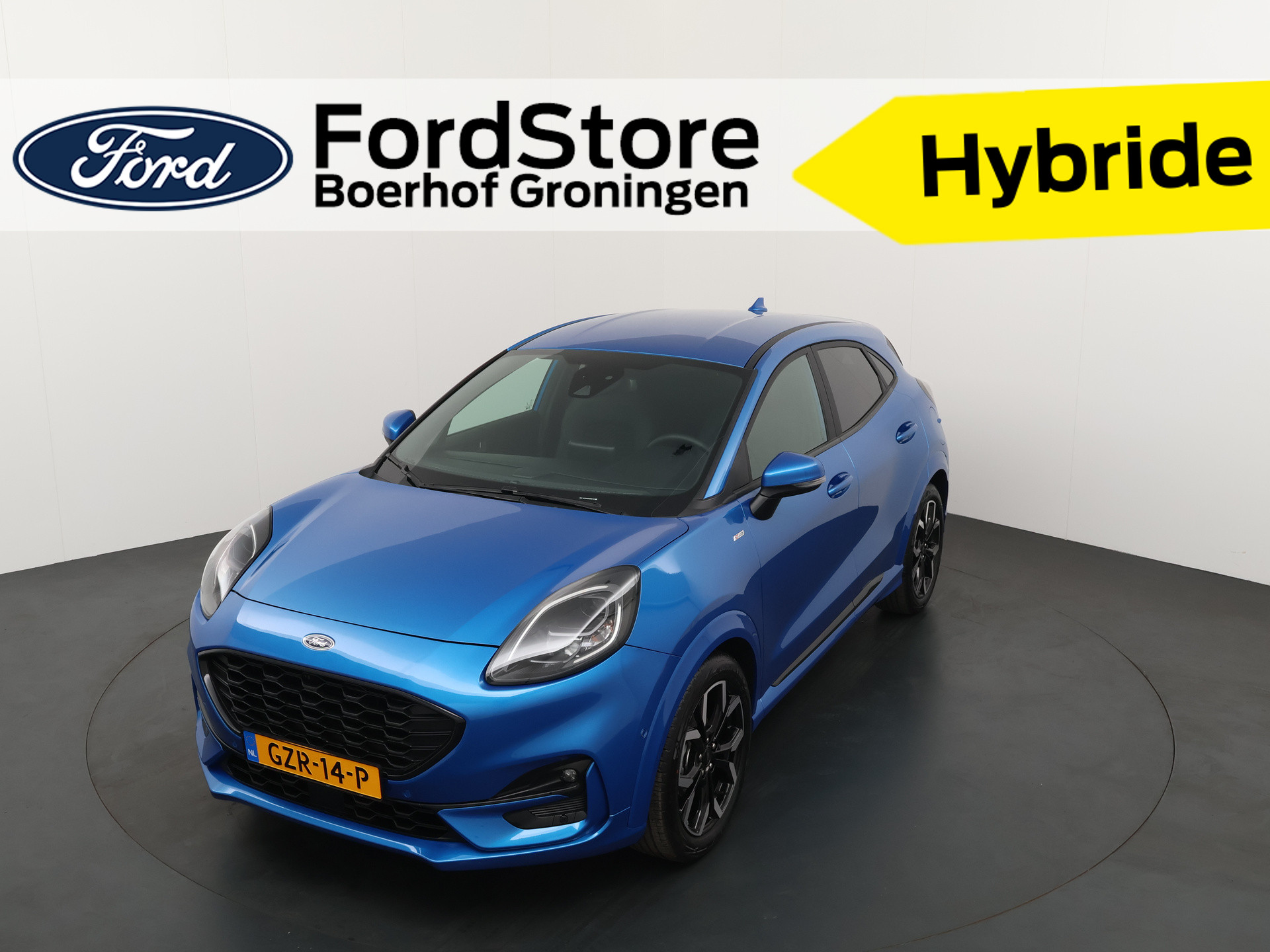 Ford Puma EcoBoost Hybrid 125 pk ST-Line X AUTOMAAT | Winter Pack | Adapt. cruise | B&O | LED | Camera | Half Leer | 18"