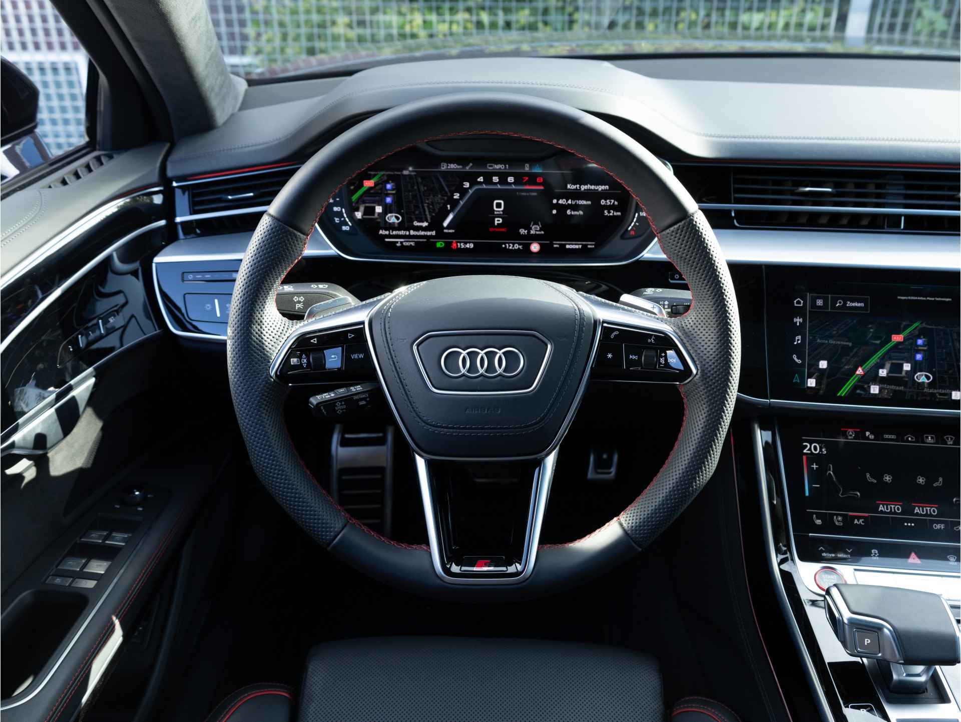 Audi S8 4.0 TFSI 571PK QUATTRO | B&O | Pano | TV | Vierwielsturing | Servo | Alcantara hemel | Head-up | Stoelventilatie-/massage v+a | Digital Matrix-LED - 106/108