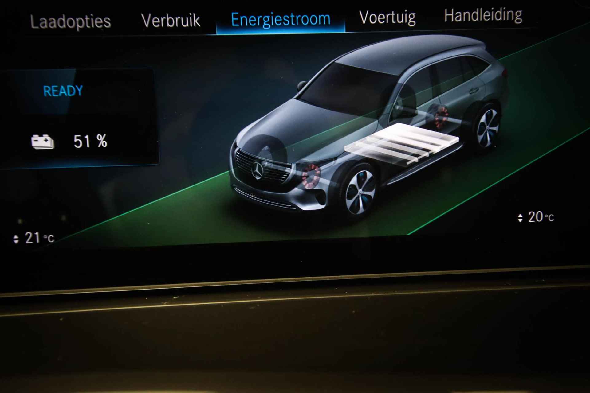 Mercedes-Benz EQC 400 4MATIC Premium Plus 80 kWh AMG LINE / RIJASSISTENTIE PLUS- PACK | MATRIX LED | APPLE | 360 CAMERA | DEALER ONDERHOUDEN - 58/76