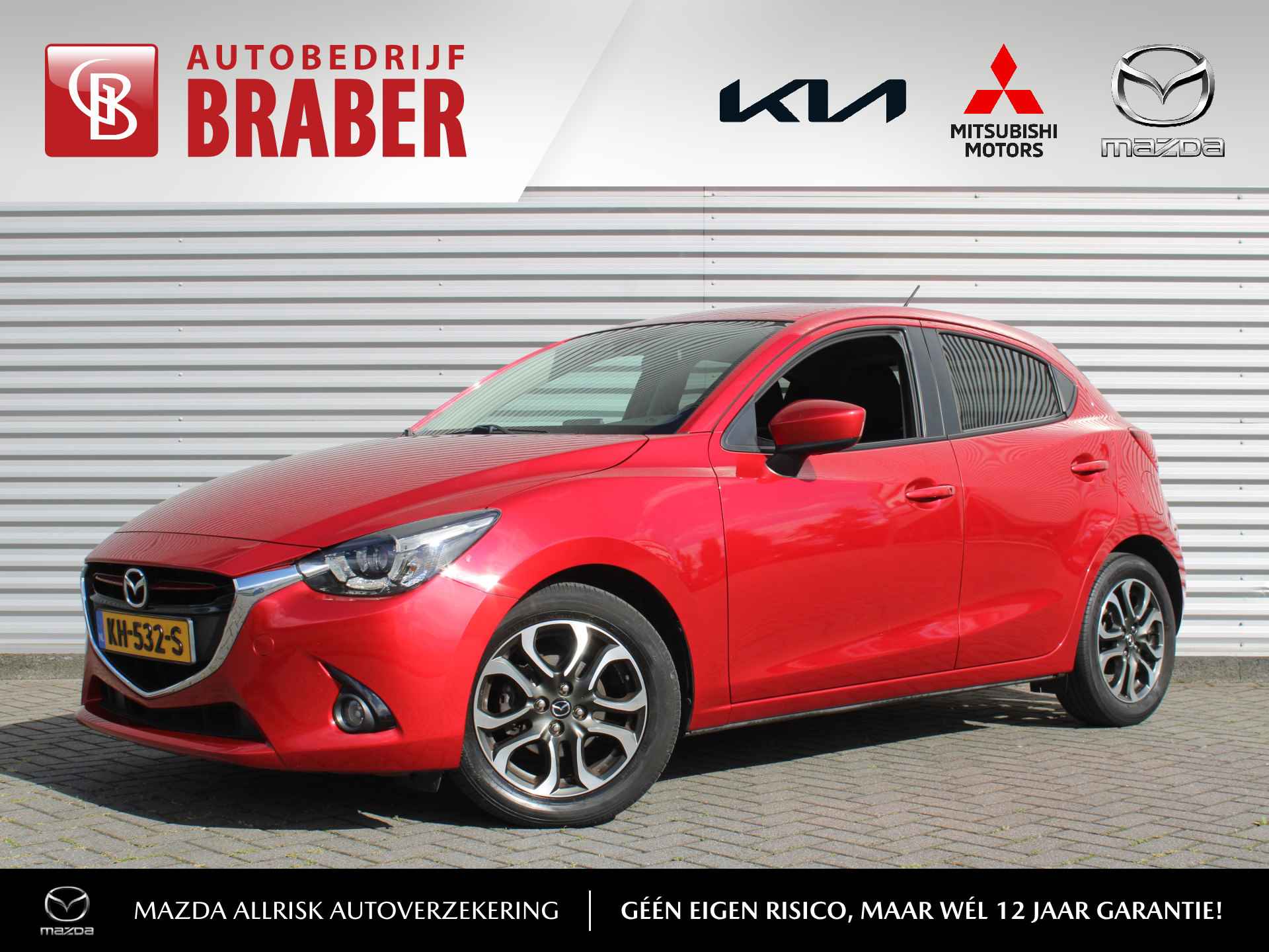 Mazda 2 1.5 Skyactiv-G GT-M | Navi | 16" LM | PDC | Camera | Stoelverwarming | Cruise | - 1/30