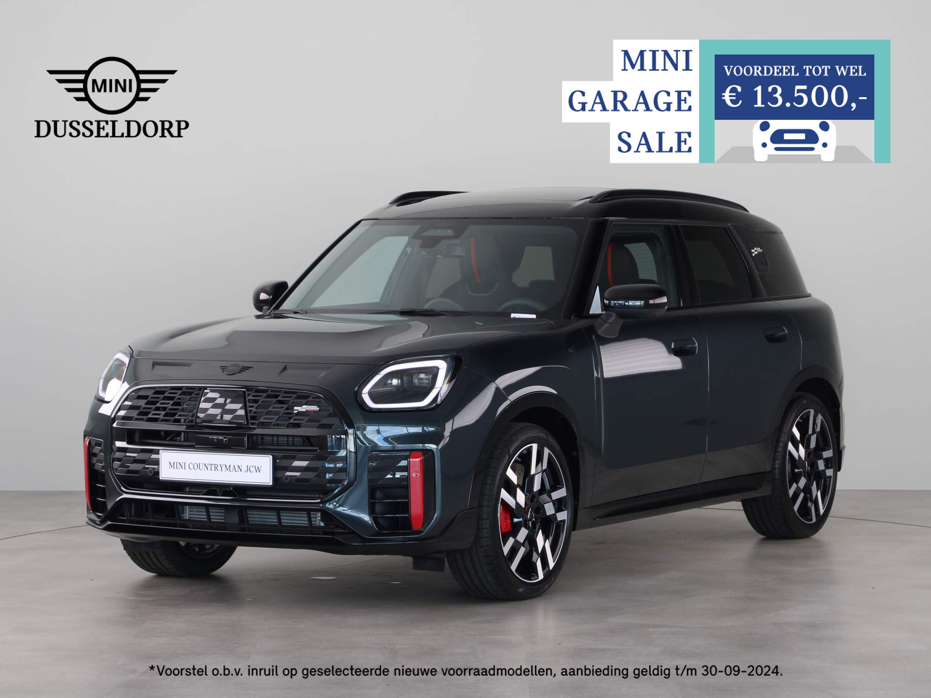 MINI Countryman John Cooper Works ALL4 Pakket XL OPERATIONAL LEASE EUR 1.355,- excl. BTW (60 mnd/10.000 km)