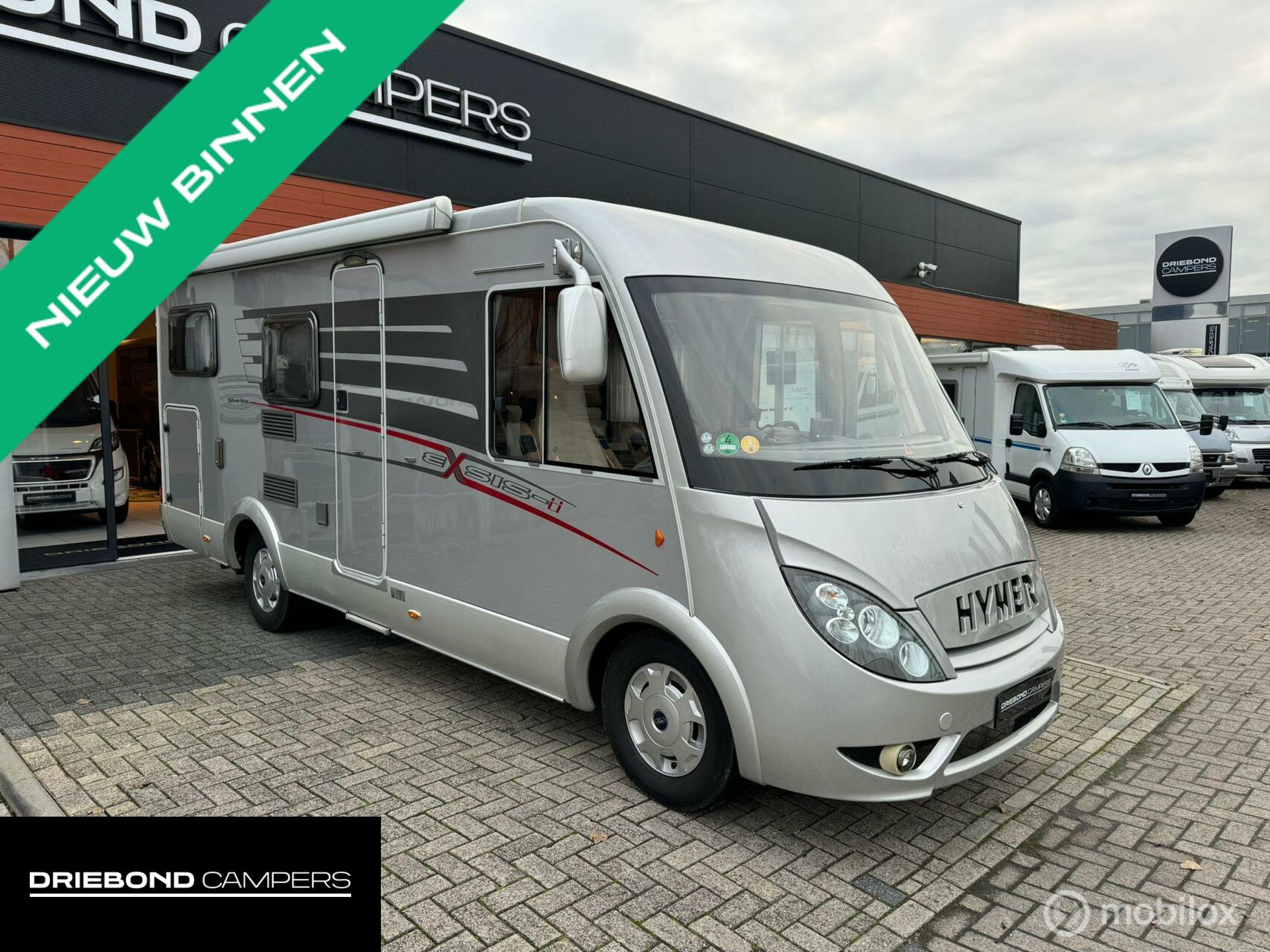 Hymer EX 562 Exsis-i Silverline Enkele Bedden Luifel Fietsenrek Zonnepaneel