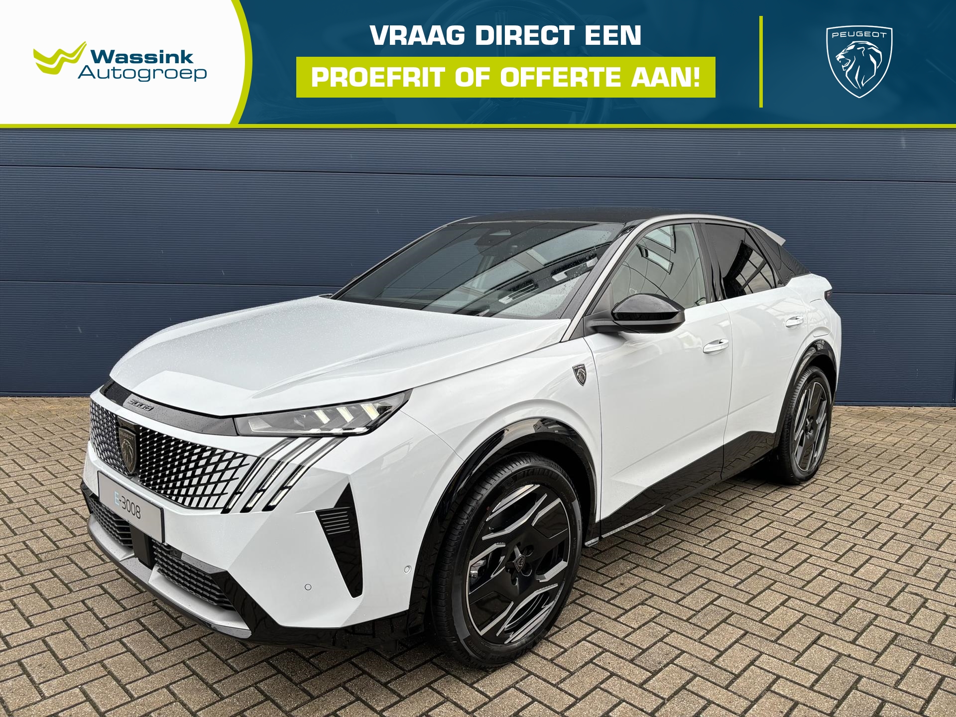 PEUGEOT 3008 EV 73 kWh 210pk GT | Navigatie | Parkeercamera 360 | Leder | Massagestoelen | Parkeersensoren | LED |