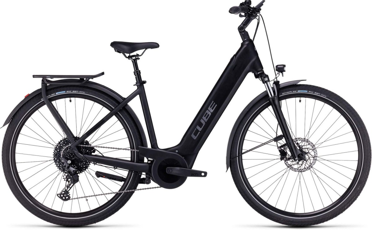 CUBE TOURING HYBRID Lageinstap Black/metal EEM 54cm EEM 2023