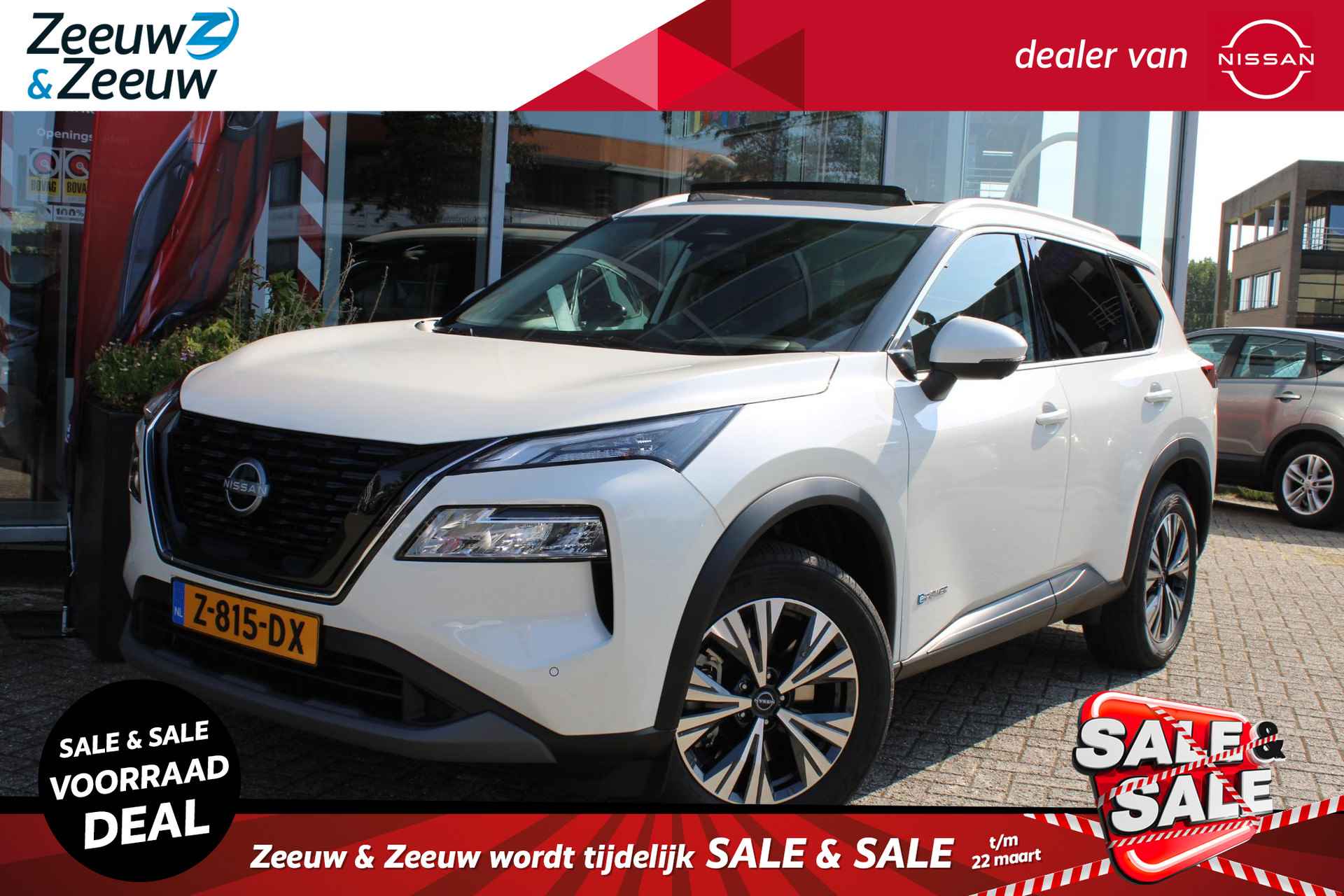 Nissan X-Trail 1.5 e-4orce N-Connecta 7-PERSOONS 214PK AUTOMAAT | Schuif/Kantel dak | 360-Camera | Parkeersensoren | Dodehoek detectie | Trekhaak | Navigatie | Apple Carplay/Android auto | Adaptive cruise control | E-Pedal | Eutomatische regen/lichtsensor |