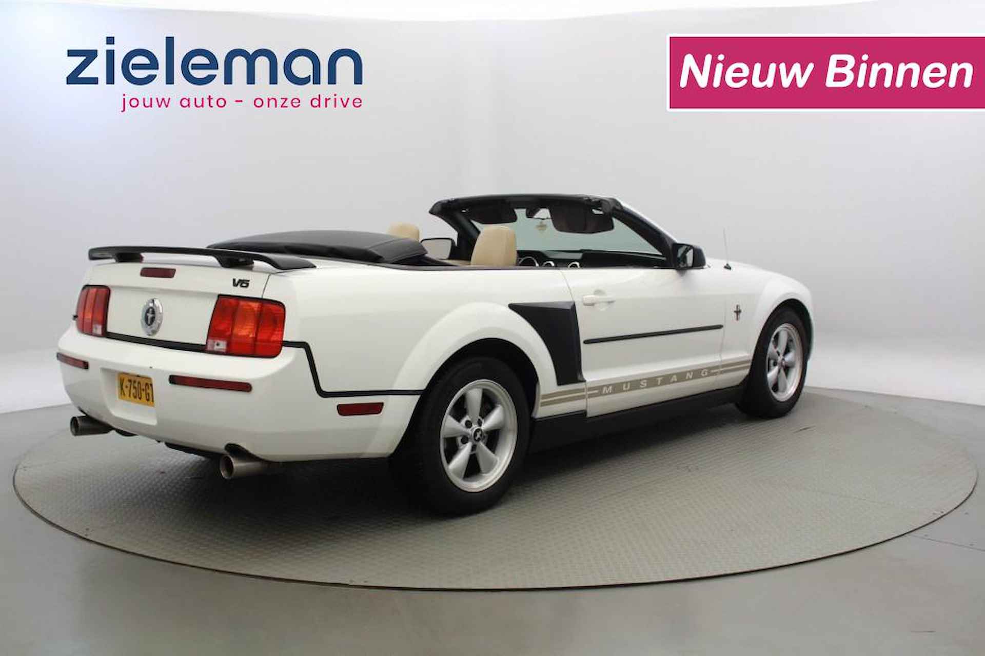 FORD Mustang 4.0 V6 Convertible Cabriolet Automaat - Leer - 3/23