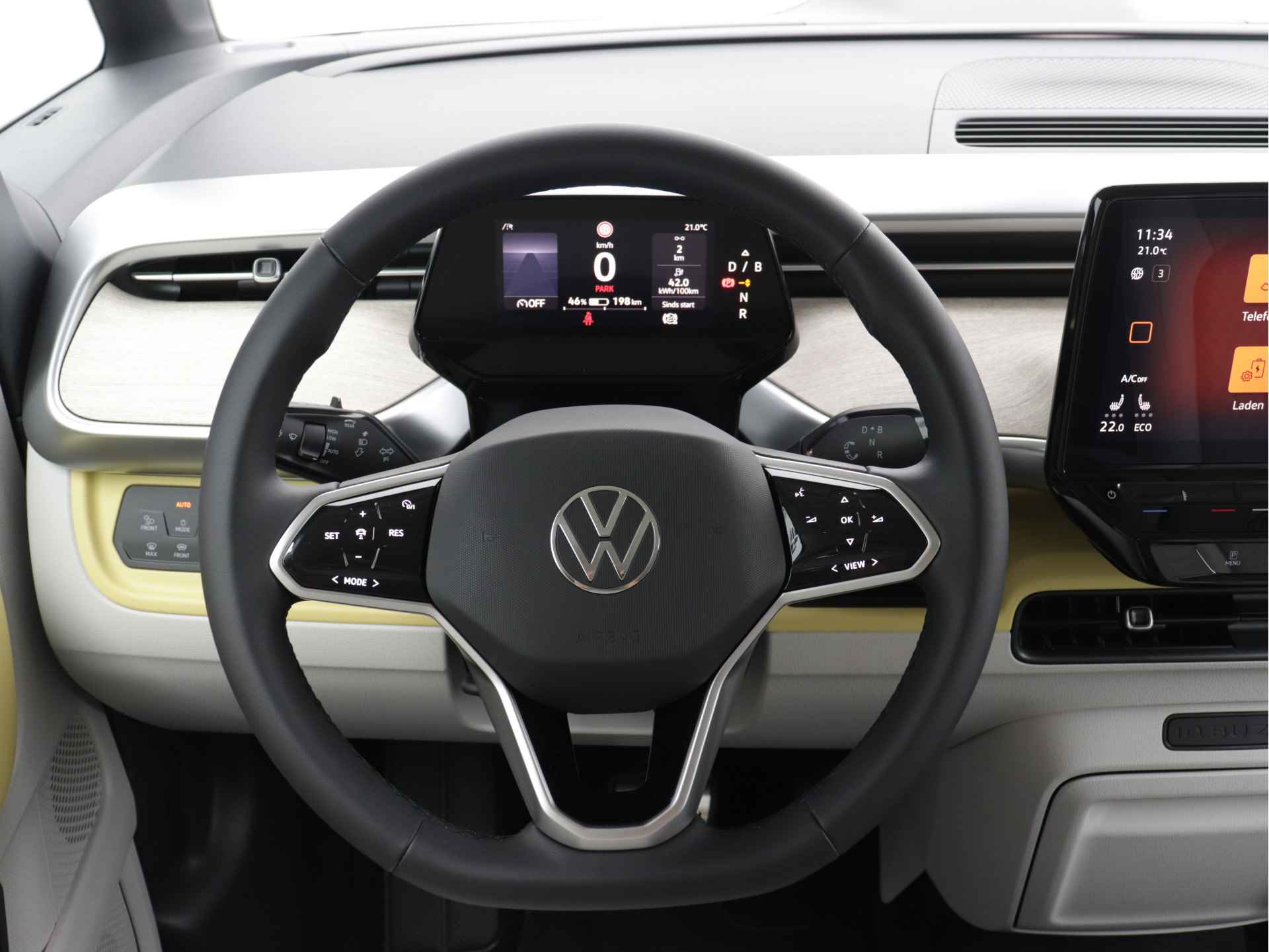 Volkswagen ID. Buzz Pro 77kWh | Origineel Two-tone | Camera | ArtVelours interieur | Elektrische klep | Navi 'Pro' | Keyless | LED Matrix | Verlengde fabrieksgarantie t/m 30-05-2029 of 150.000km - 7/35