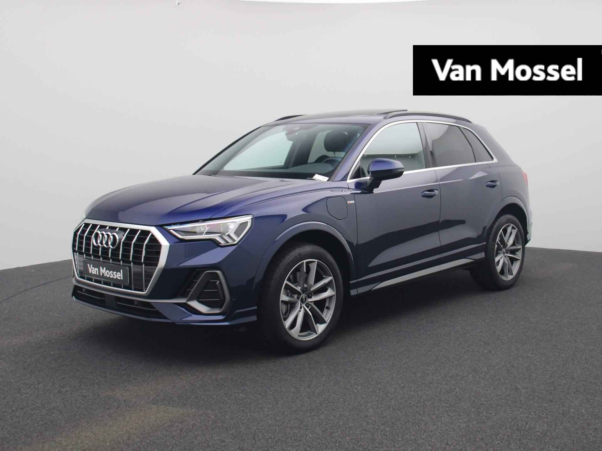 Audi Q3 45 TFSI e S edition 245 PK | S-line | Automaat | Navigatie | Camera | Panoramadak | Adaptive Cruise Control | Climate Control | Stoelverwarming | Virtual Cockpit | LED | Lichtmetalen velgen | Privacy glass | - 1/48