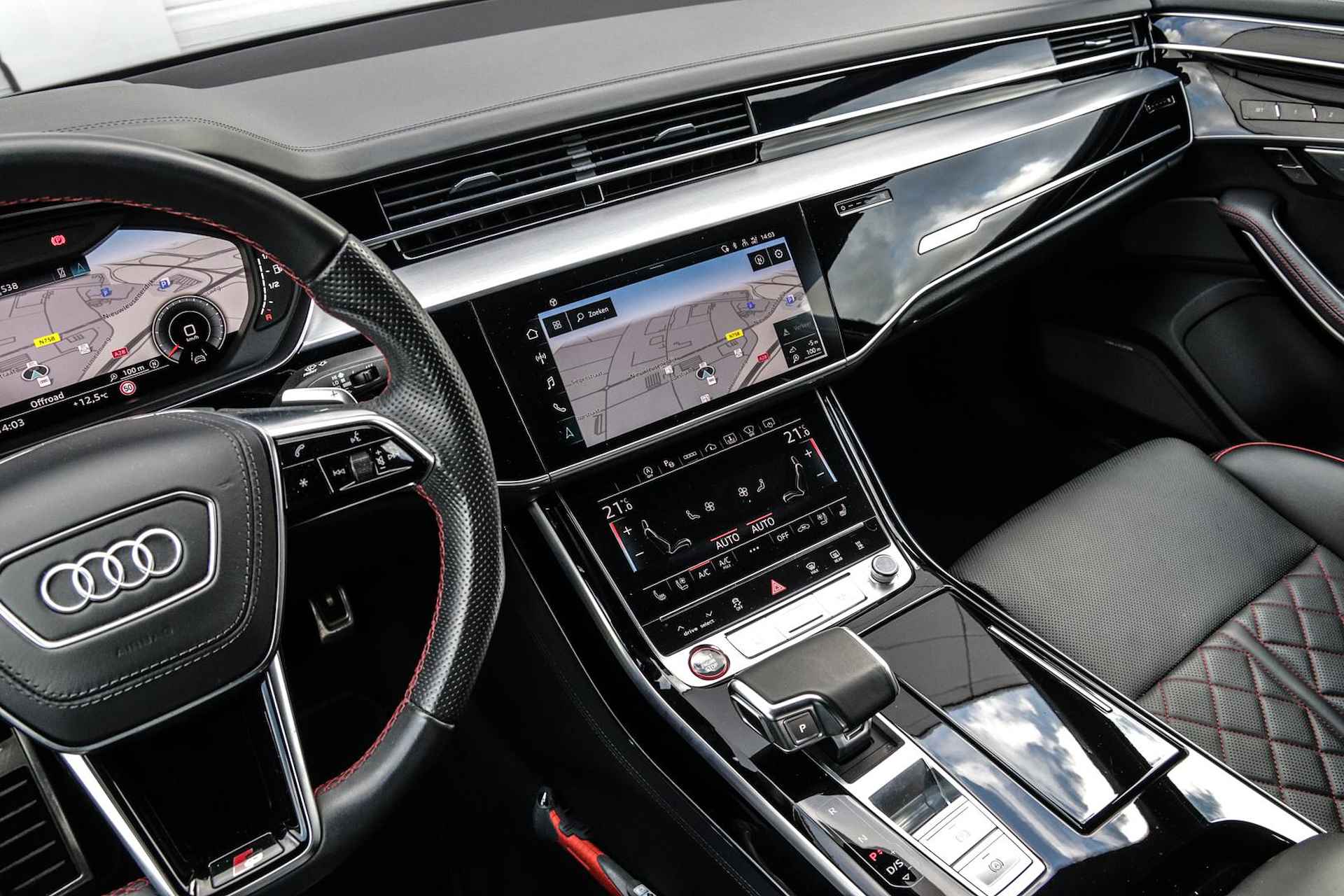 Audi S8 4.0 TFSI 571pk Quattro | B&O Advanced | Exclusive Interieur | Standkachel - 46/71