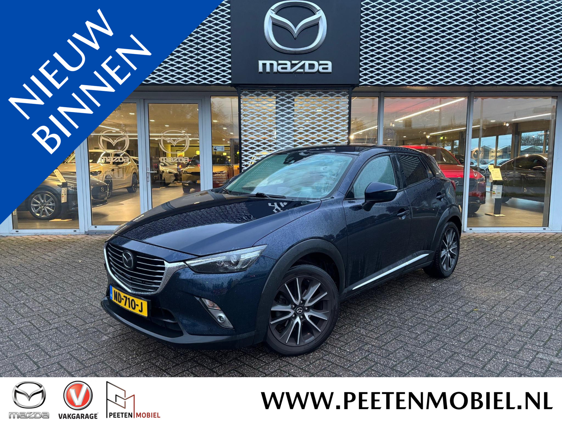 Mazda CX-3 2.0 SkyActiv-G 120 GT-M TREKHAAK | 4-SEIZOENSBANDEN | 100% ONDERHOUDEN | RADAR CRUISECONTROL |