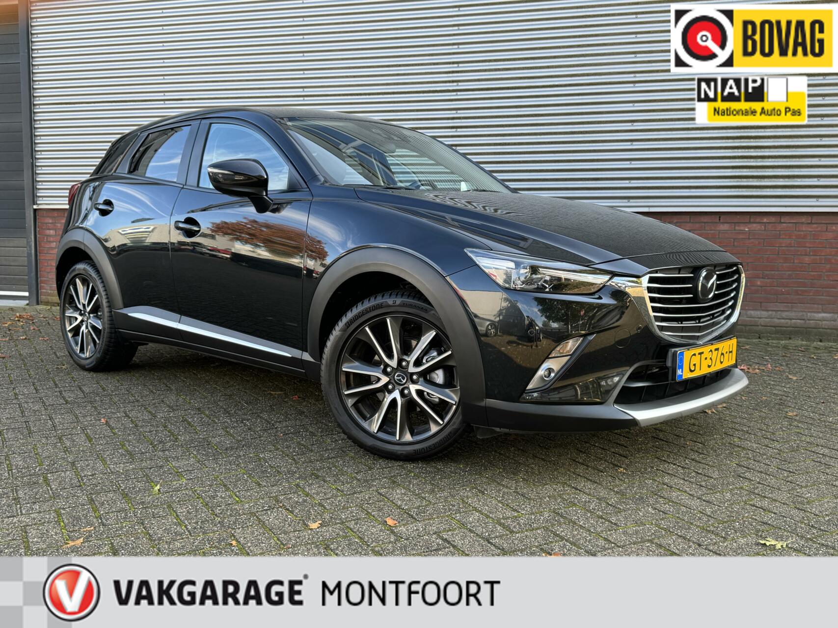 Mazda CX-3 2.0 SkyActiv-G 150 GT-M 4WD|Automaat|Leder|Trekhaak|Dode hoekdetectie|PDC v+a|Camera|Head-up display|Bose systeem|Keyless Start en Go