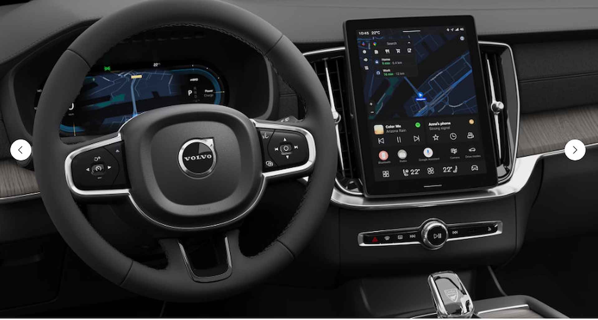 Volvo XC90 T8 455PK Automaat Plug-in hybrid AWD Ultra Dark Begin December in Showroom / Panoramisch schuif-kantel dak /  Head-up Display / 7-persoons / Stoelverwarming en ventilatie / Harman kardon audio / 360 camera / - 6/9