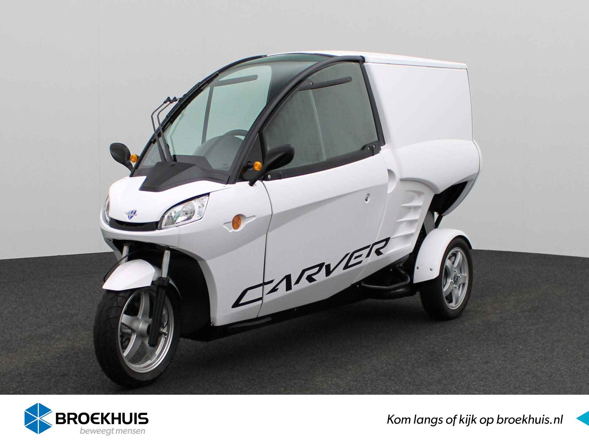 Carver Brommobiel Cargo R+ 7.1 kWh | Bluetooth audio systeem | Dynamic Driving Modes | Schuiframen | Lichtmetalen velgen | Verwarmbare voorruit | 500 Liter Laadruimte | - 1/22