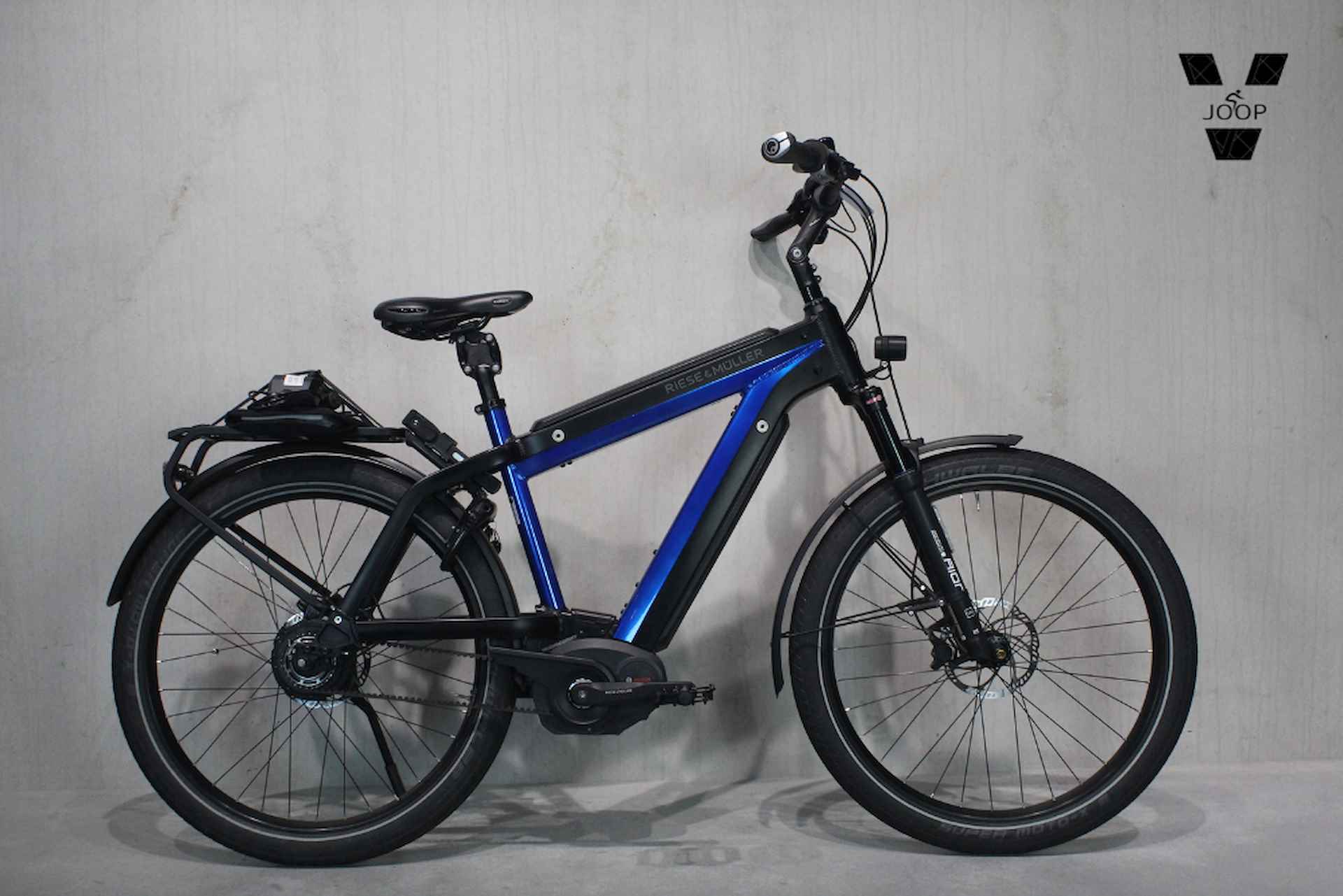 Riese & Müller Supercharger GT Vario 1000Wh Intuvia Heren Electric Blue Metallic 2018 - 1/11