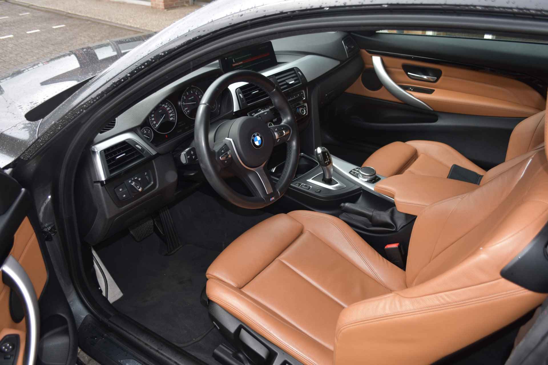 BMW 4 Serie Coupé 418i High Exe/M-Sport/leer/Sportstoelen - 9/17