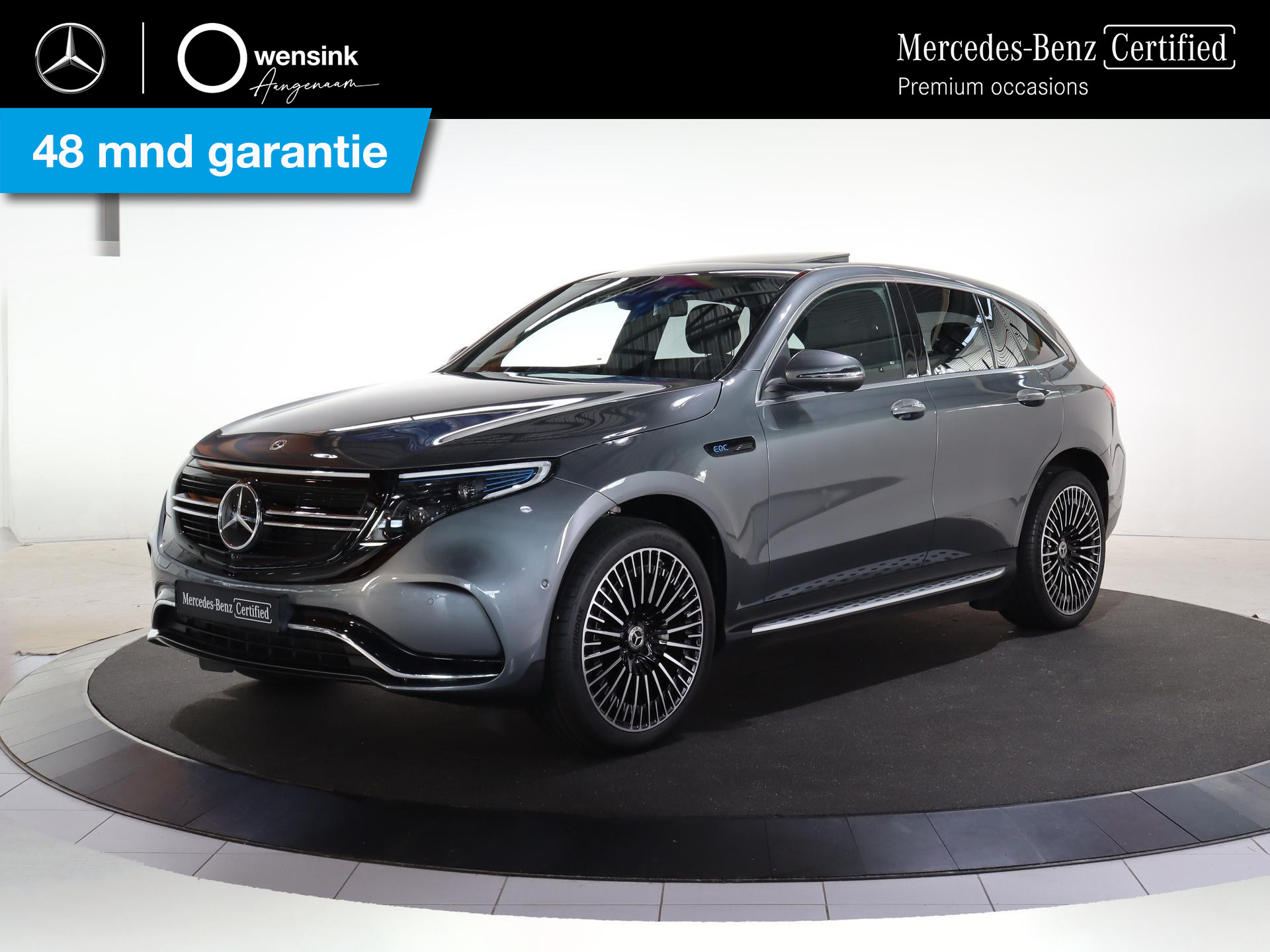 Mercedes-Benz EQC 400 4MATIC AMG Line 80 kWh | Panoramadak | Headup | Rijassistentiepakket | Memory | 360 graden camera |