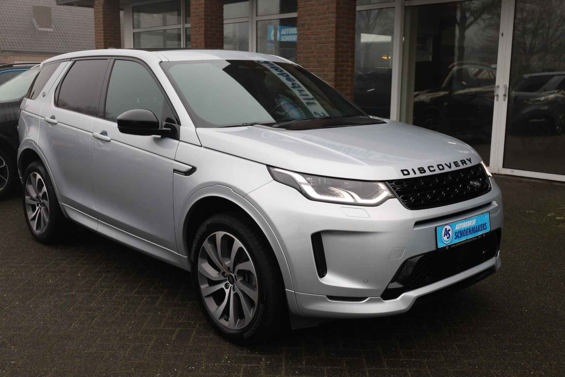 Land Rover Discovery Sport P300e 1.5 R-Dynamic PANO WINDSOR-LEER MEMORY ELEK.TREKHAAK 20"LMV CAMERA RUITVERWARMING MERIDIAN GSM-LADER ELEK.LAADKLEP 4x4 STOELVERW. ZWARTE-HEMEL NAVI - 5/61