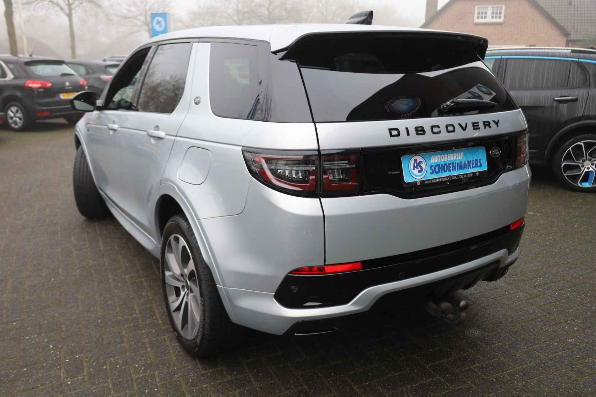 Land Rover Discovery Sport P300e 1.5 R-Dynamic PANO WINDSOR-LEER MEMORY ELEK.TREKHAAK 20"LMV CAMERA RUITVERWARMING MERIDIAN GSM-LADER ELEK.LAADKLEP 4x4 STOELVERW. ZWARTE-HEMEL NAVI - 57/61