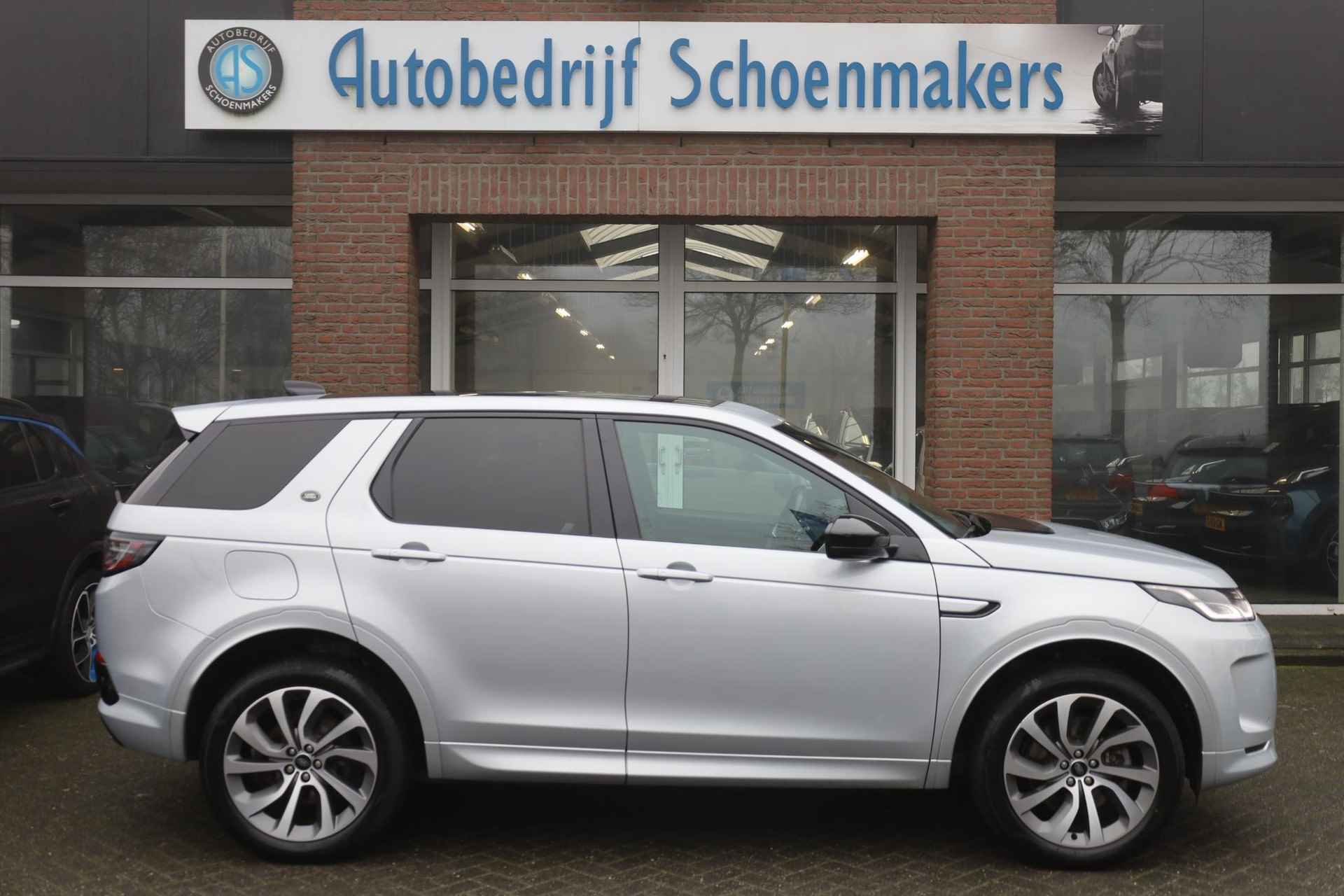 Land Rover Discovery Sport P300e 1.5 R-Dynamic PANO WINDSOR-LEER MEMORY ELEK.TREKHAAK 20"LMV CAMERA RUITVERWARMING MERIDIAN GSM-LADER ELEK.LAADKLEP 4x4 STOELVERW. ZWARTE-HEMEL NAVI - 61/61