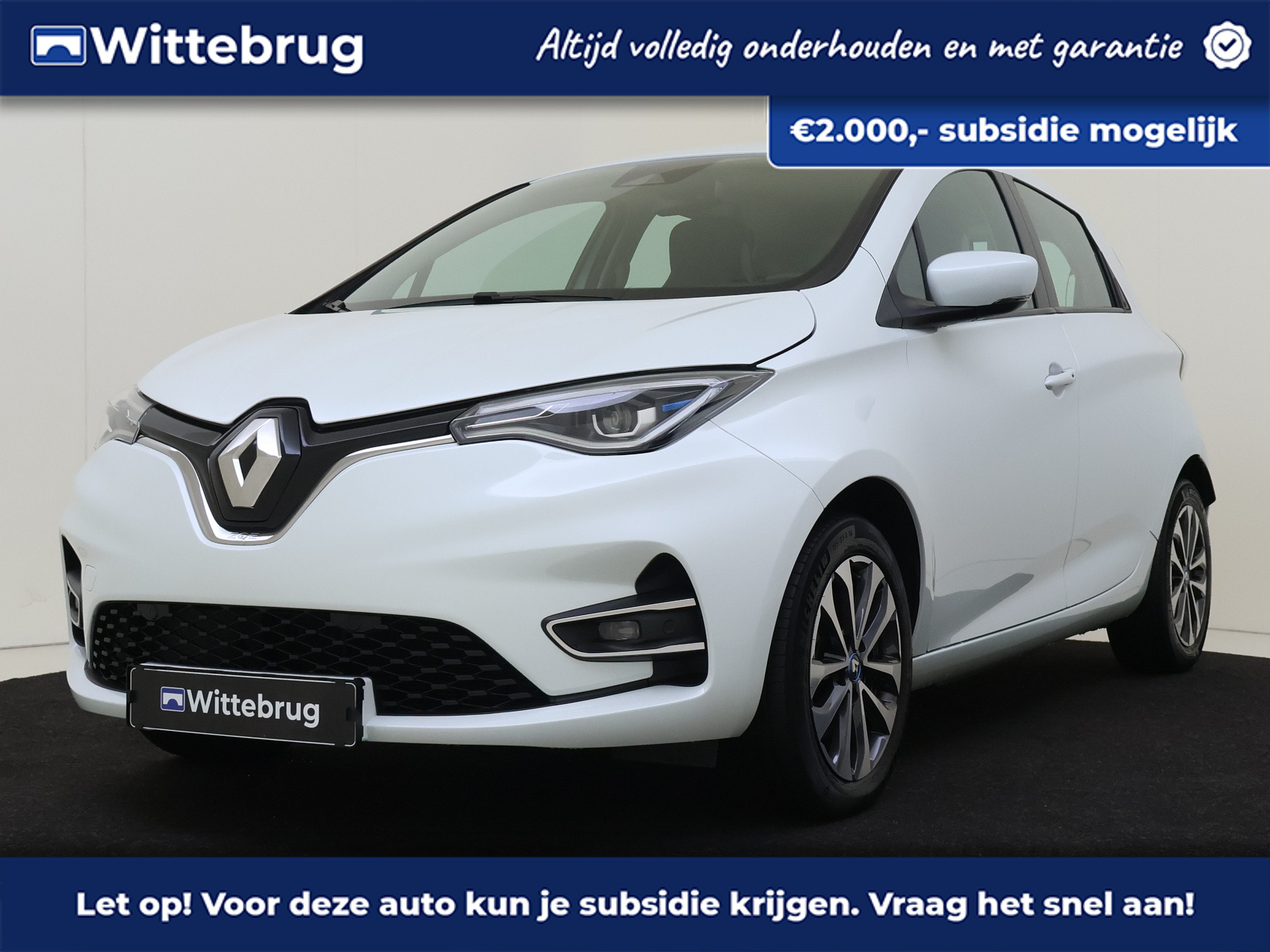 Renault ZOE R135 Zen 52 kWh (ex Accu) Automaat | 3 Fase Lader | Navigatie | Climate Control