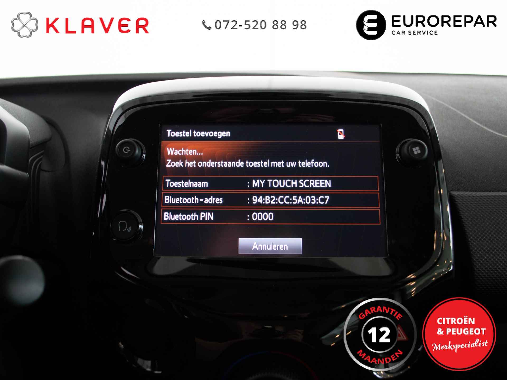 Citroen C1 72PK Shine | Automaat | Carplay/Android | Camera + sensor achter - 30/31