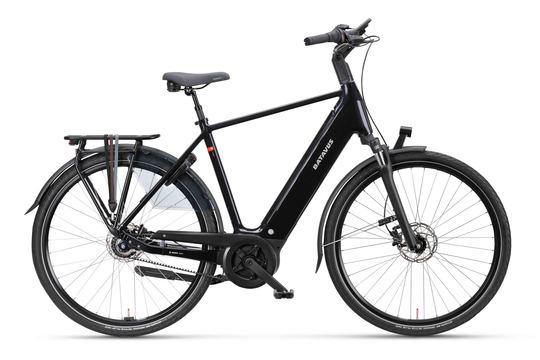 BATAVUS Finez E-Go Power Exclusiv Heren Zwart Glans 61cm 2024