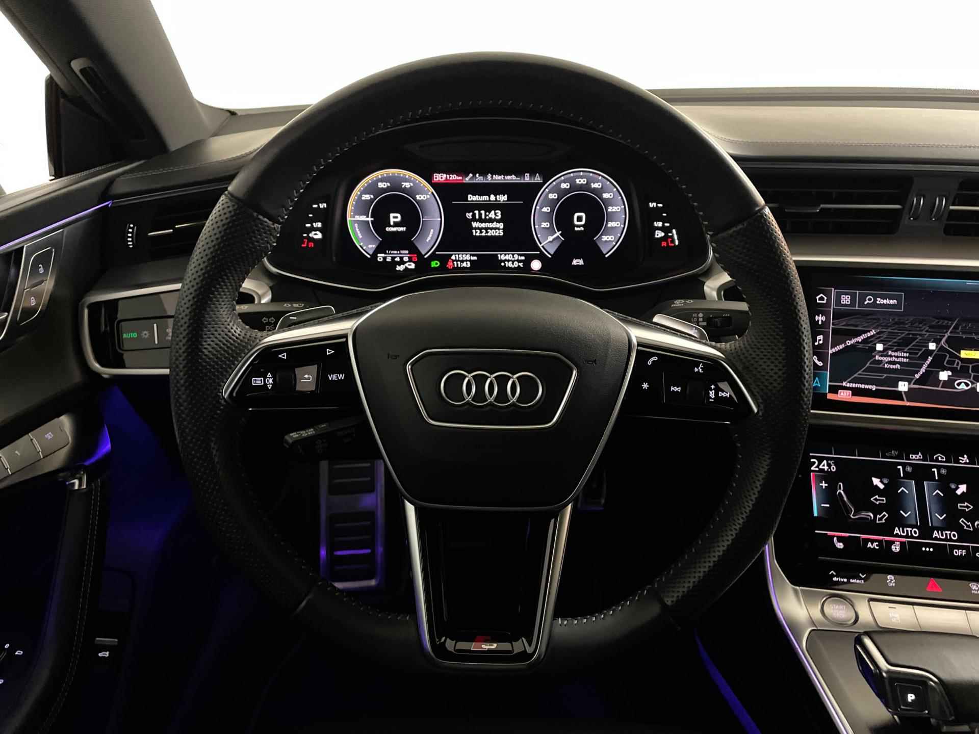 Audi A7 Sportback 55 TFSI e quattro Competition AUTOMAAT PANO NAVI BLUETOOTH STOELVERW STUURVERW PRIVACYGLAS LEER NIEUWSTAAT - 28/61