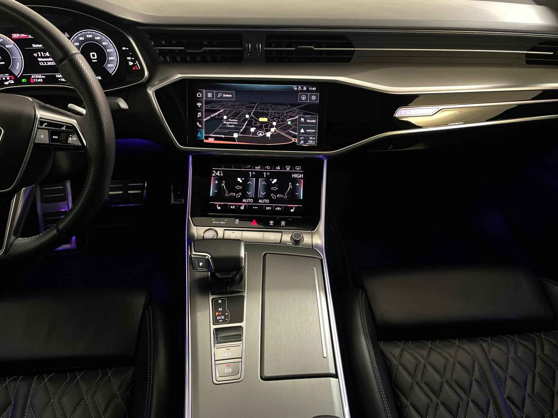 Audi A7 Sportback 55 TFSI e quattro Competition AUTOMAAT PANO NAVI BLUETOOTH STOELVERW STUURVERW PRIVACYGLAS LEER NIEUWSTAAT - 35/61