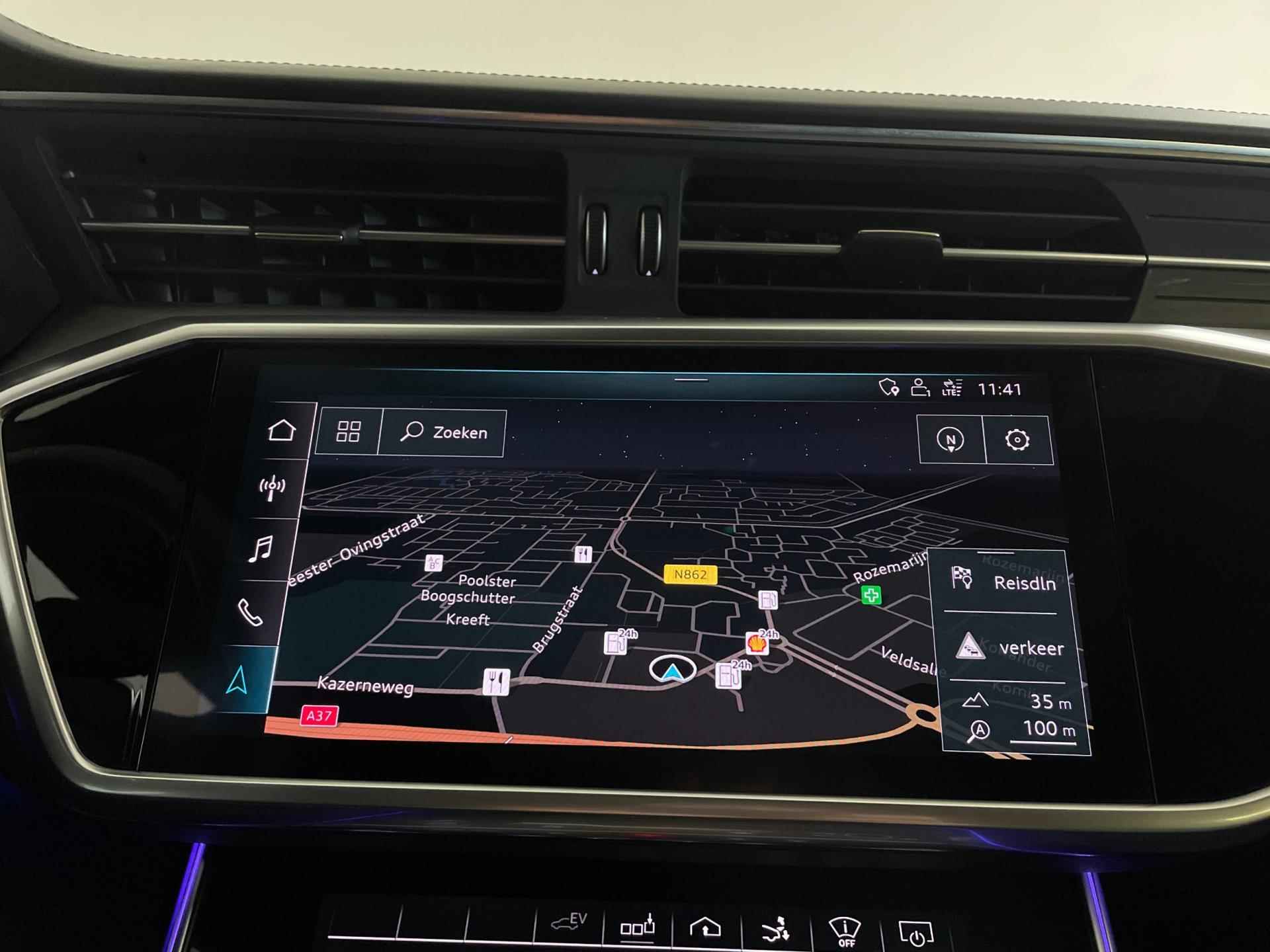 Audi A7 Sportback 55 TFSI e quattro Competition AUTOMAAT PANO NAVI BLUETOOTH STOELVERW STUURVERW PRIVACYGLAS LEER NIEUWSTAAT - 37/61