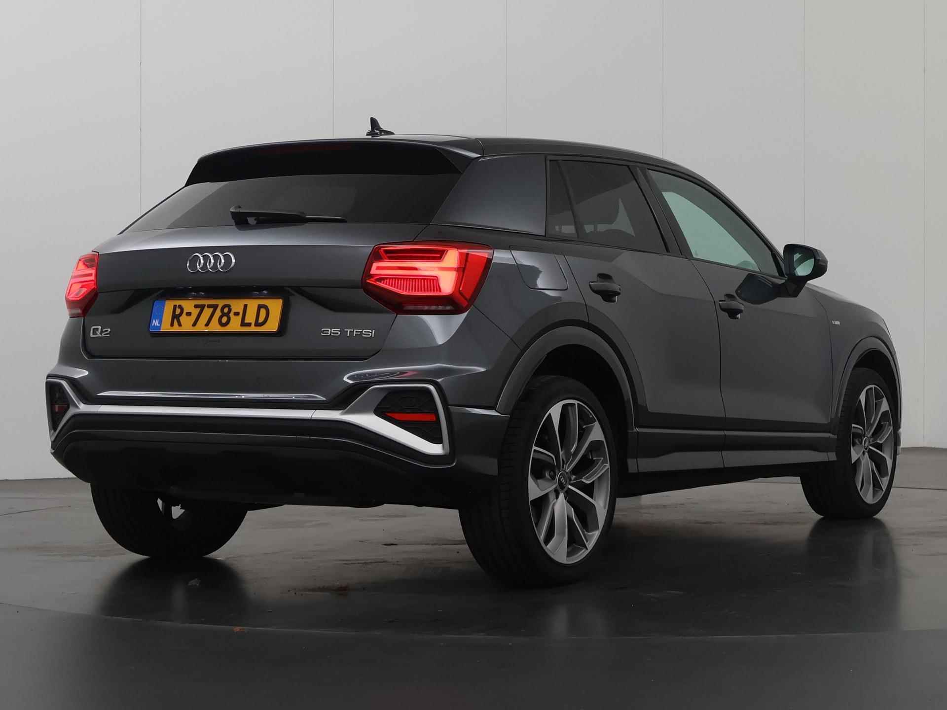 Audi Q2 35 TFSI S-Line | Trekhaak | Virtual cockpit | Navigatiesysteem | Stoelverwarming  | Cruise control Adaptief | Keyless Go | Elektr. Achterklep | - 3/42