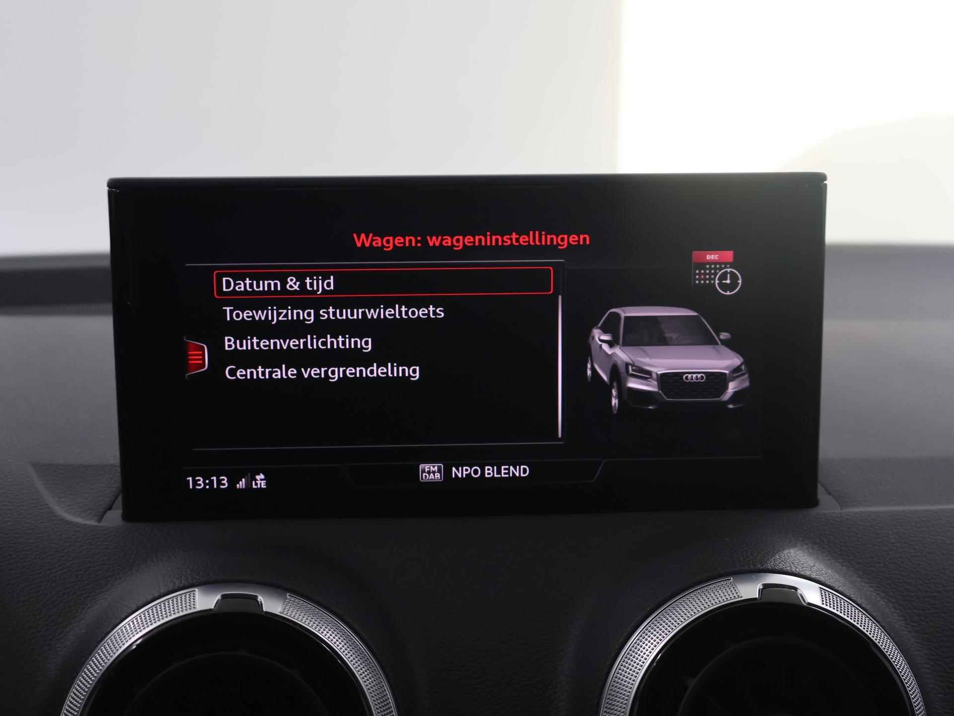 Audi Q2 35 TFSI S-Line | Trekhaak | Virtual cockpit | Navigatiesysteem | Stoelverwarming  | Cruise control Adaptief | Keyless Go | Elektr. Achterklep | - 18/42