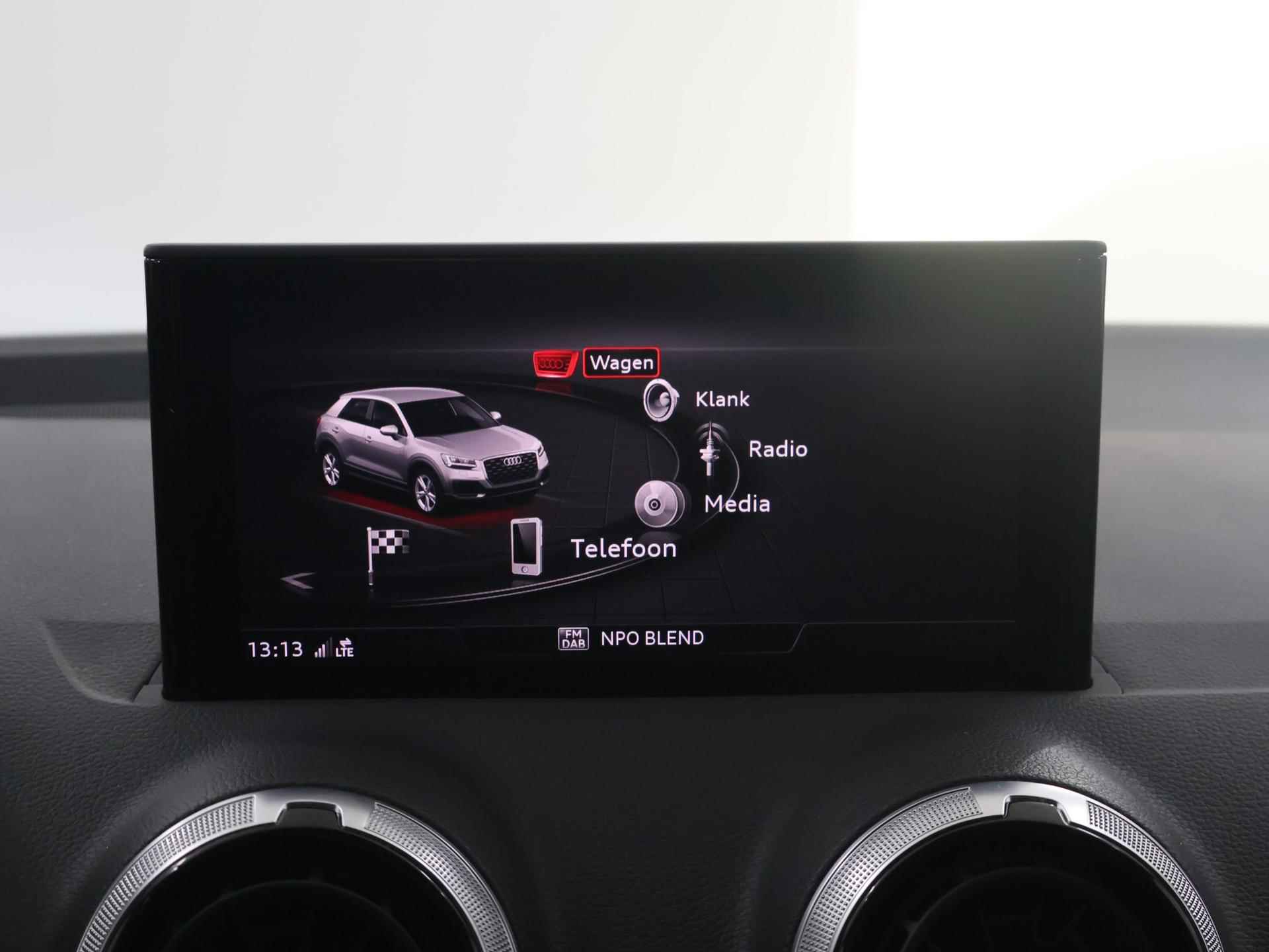 Audi Q2 35 TFSI S-Line | Trekhaak | Virtual cockpit | Navigatiesysteem | Stoelverwarming  | Cruise control Adaptief | Keyless Go | Elektr. Achterklep | - 19/42